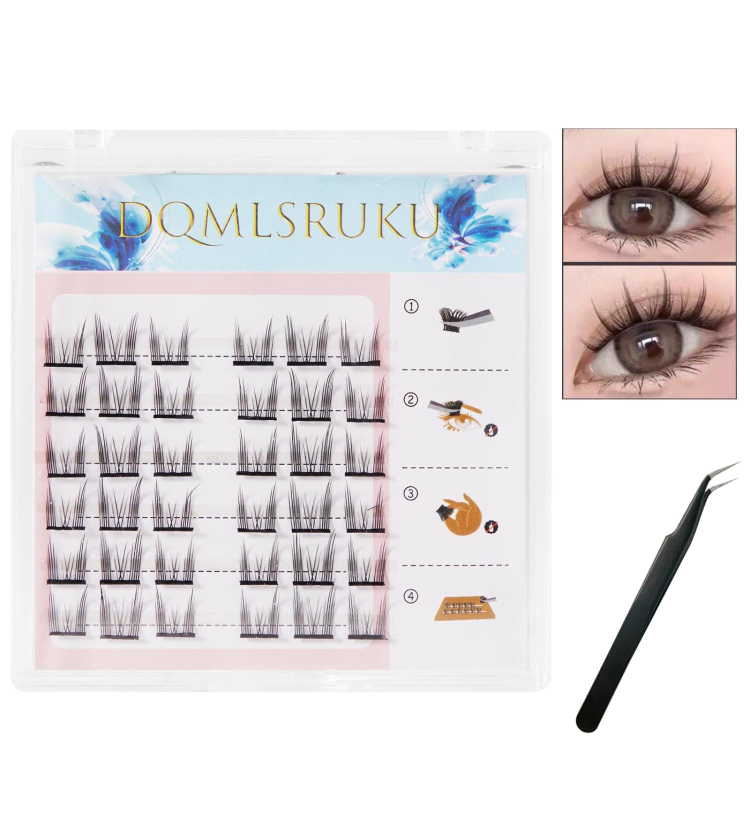 Buy Reusable Self-Adhesive Eyelashes | No Glue Needed Waterproof & Non-Slip | International Shipping Available - Buy Online on GoSupps.com