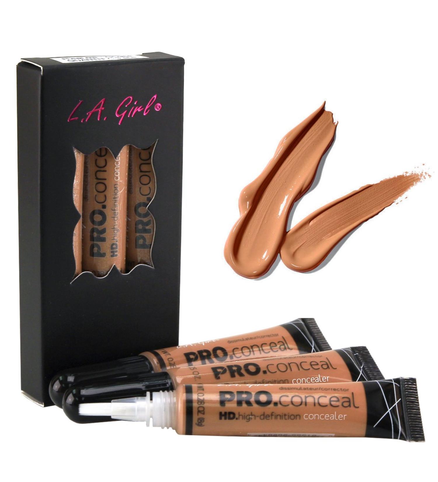 LA Girl HD Pro Conceal High Definition Concealer in Toffee (Pack of 3) - Buy Online on GoSupps.com