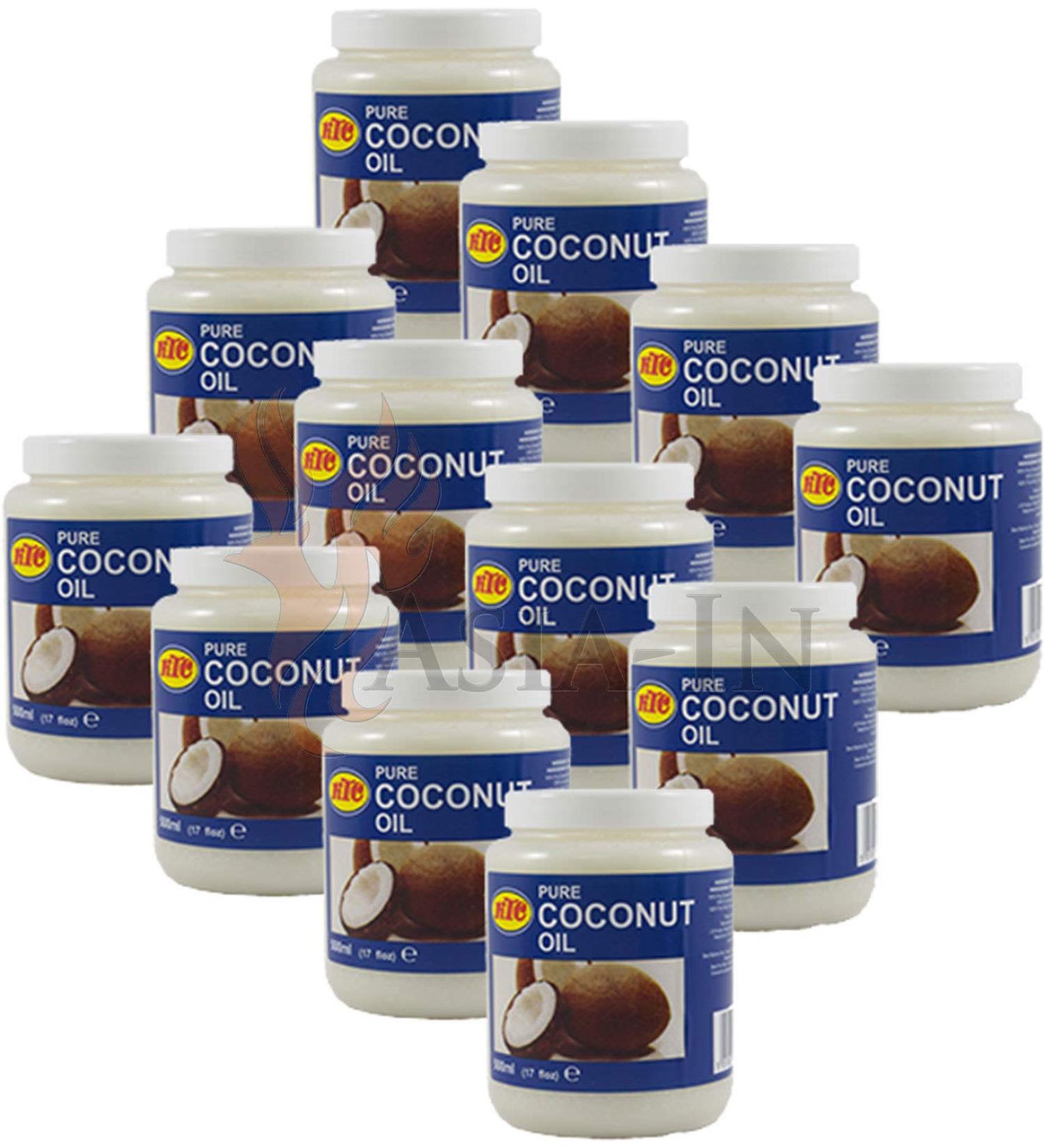 KTC kokosnussöl, pack of 12 (12 x 500 ml)