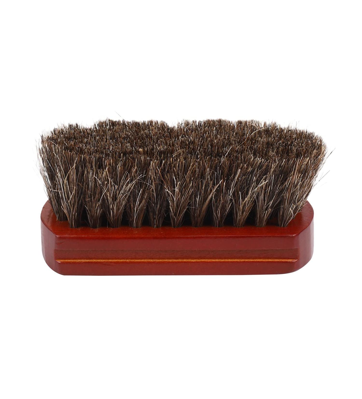 Wainks Wooden Handle Natural Horse Hair Mustache & Beard Brush - Premium Shaving Tool for Men | Ideal for Grooming & Barber Use - Buy Online on GoSupps.com