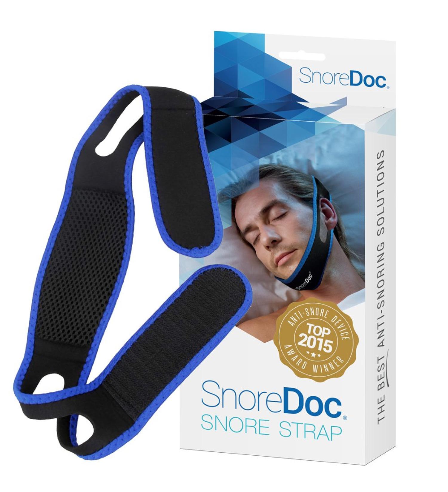 SnoreDoc(TM) Anti Snoring Chin Strap - Effective Snore Relief & Sleep Aid - Buy Online on GoSupps.com