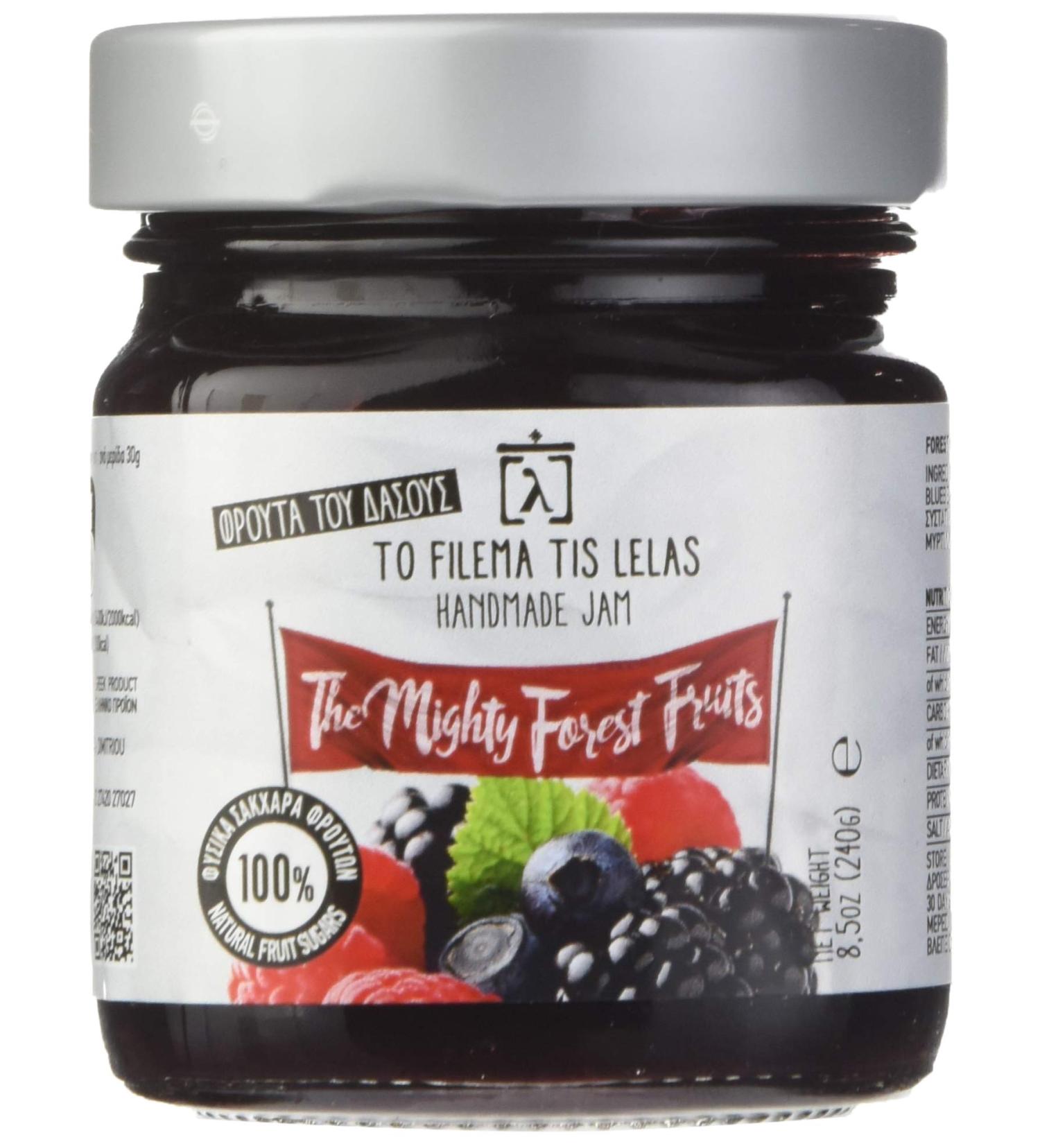 To Filema Tis Lelas Forest Fruit Jam Without Added Sugar Pack of 2 x 240 g (Total: 480 g) - Buy Online on GoSupps.com