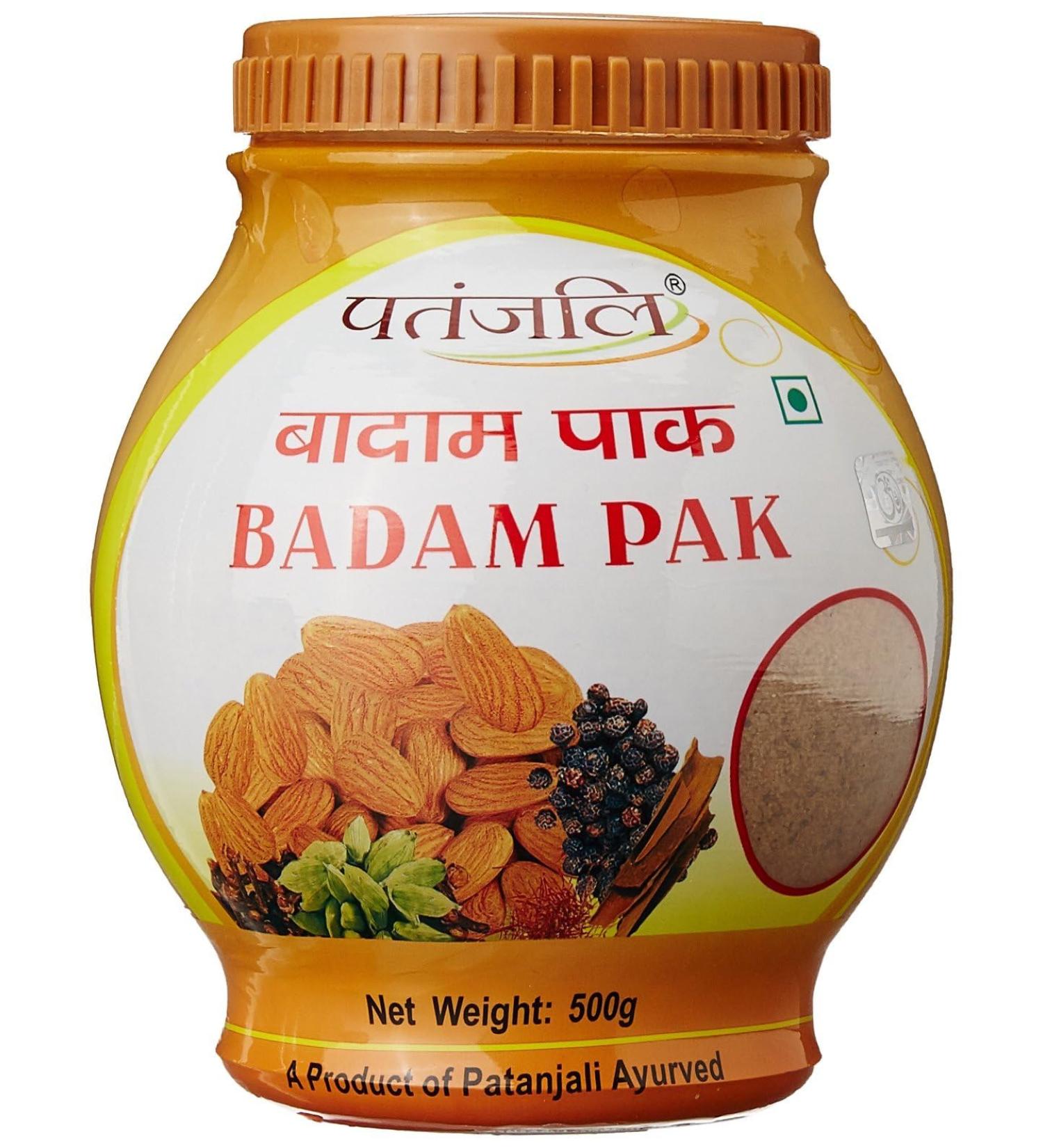 Patanjali Badam Pak Almond Mix 500g - Premium Nutritious Almond Blend for Health | International Shipping Available - Buy Online on GoSupps.com