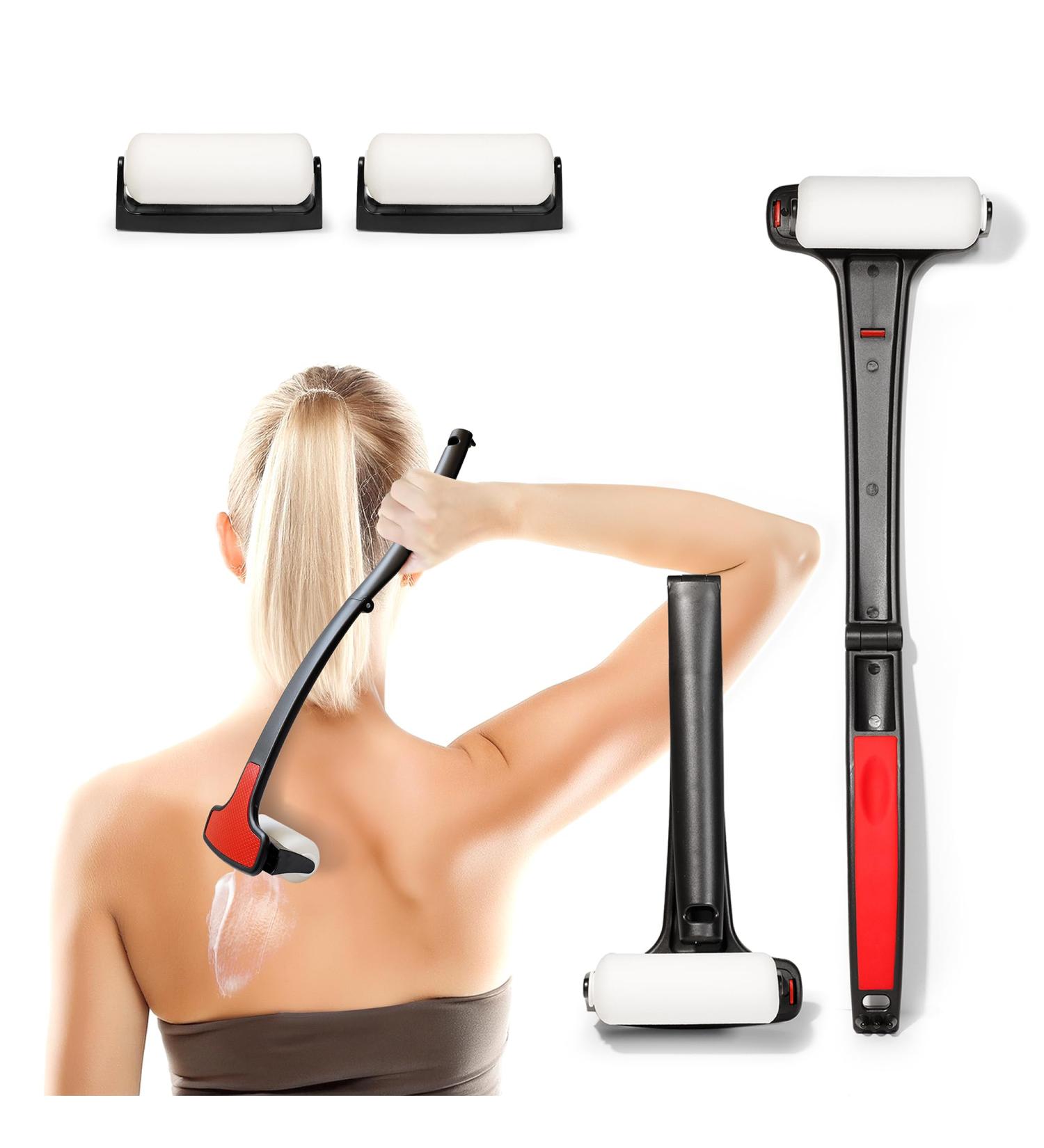 Easy Long Reach Back Lotion and Sunscreen Applicator - Perfect Lotion Applicator for The Back - Easy to Use Back Lotion Applicator - Buy Online on GoSupps.com