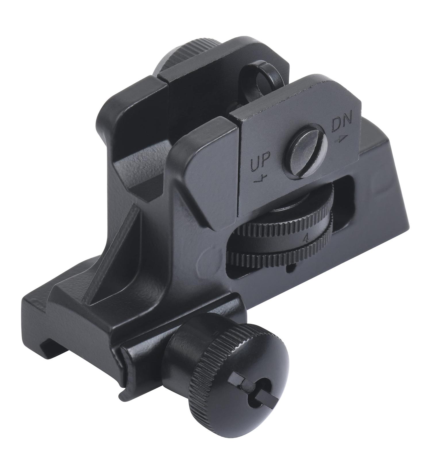 Ozark Armament A2 Rear Sight - Metal Construction - Two Aperture for Close and Precision Targets - Picatinny Rail Mount - Buy Online on GoSupps.com