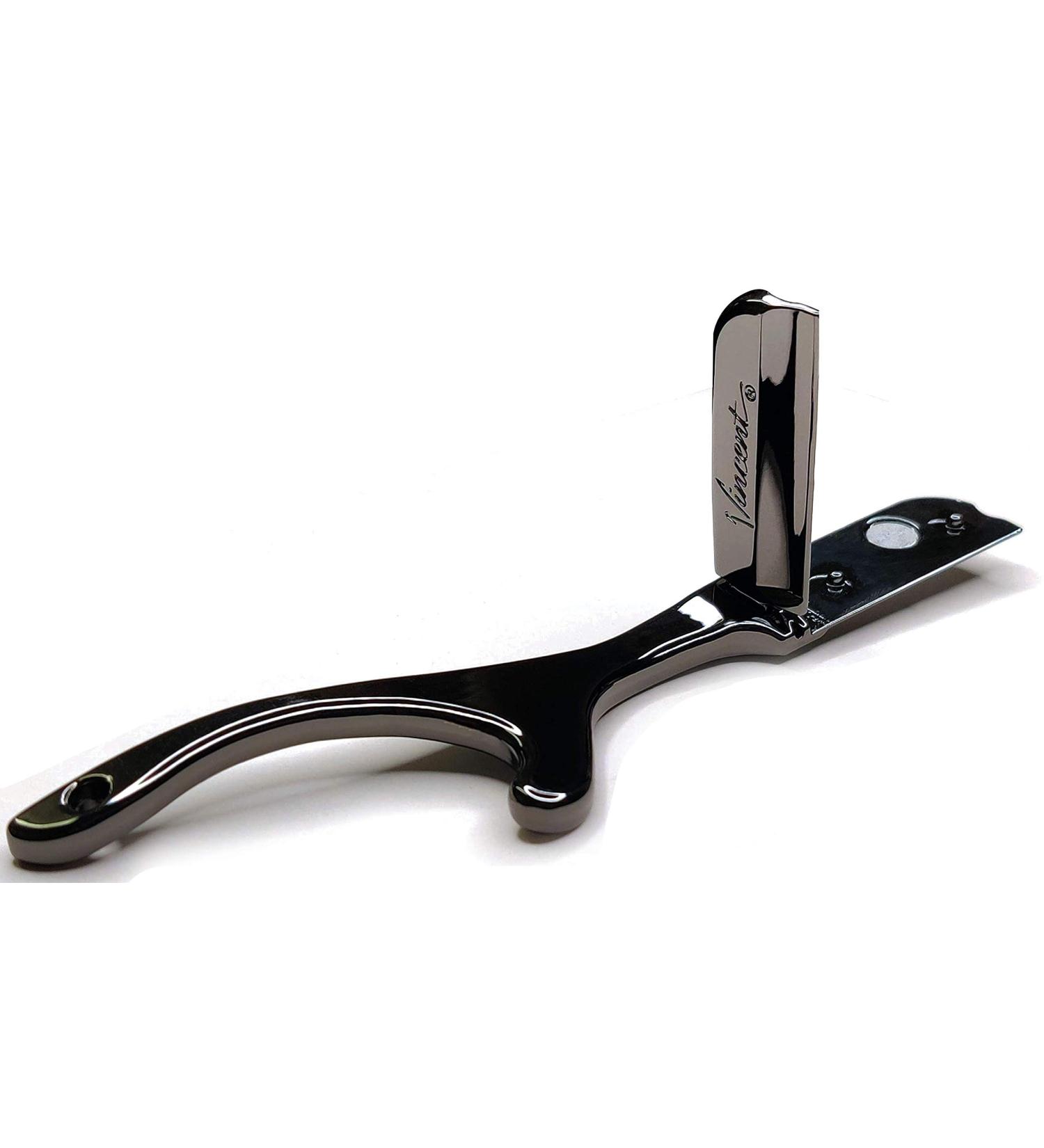 Vincent Weasel Razor in association with VanDaGoat (Black -Left Handed)