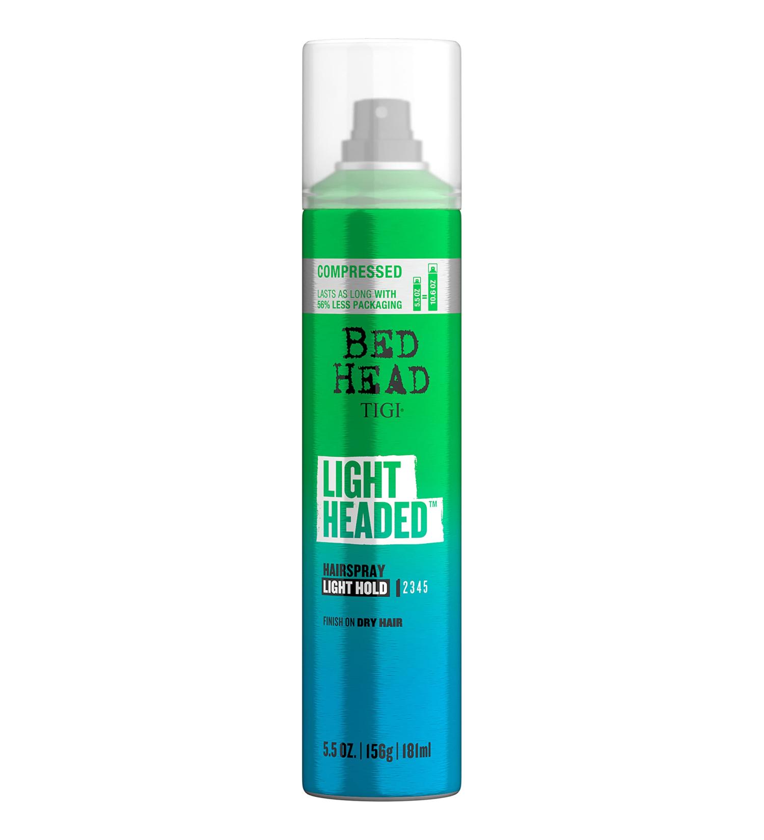 TIGI Bed Head Lightheaded Hairspray 5.5 oz - Light Flexible Hold - Buy Online on GoSupps.com