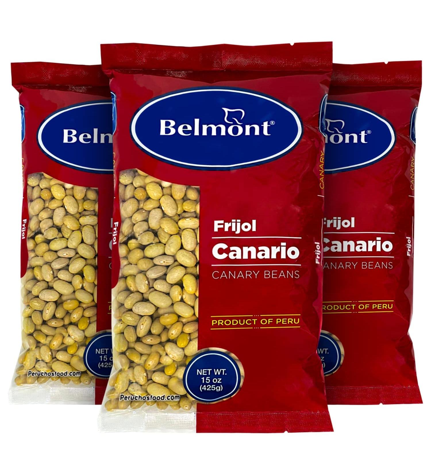 Frijol Canario Marca Belmont 15 oz de Peru - Canary Bean from Peru 3 Pack - Buy Online on GoSupps.com
