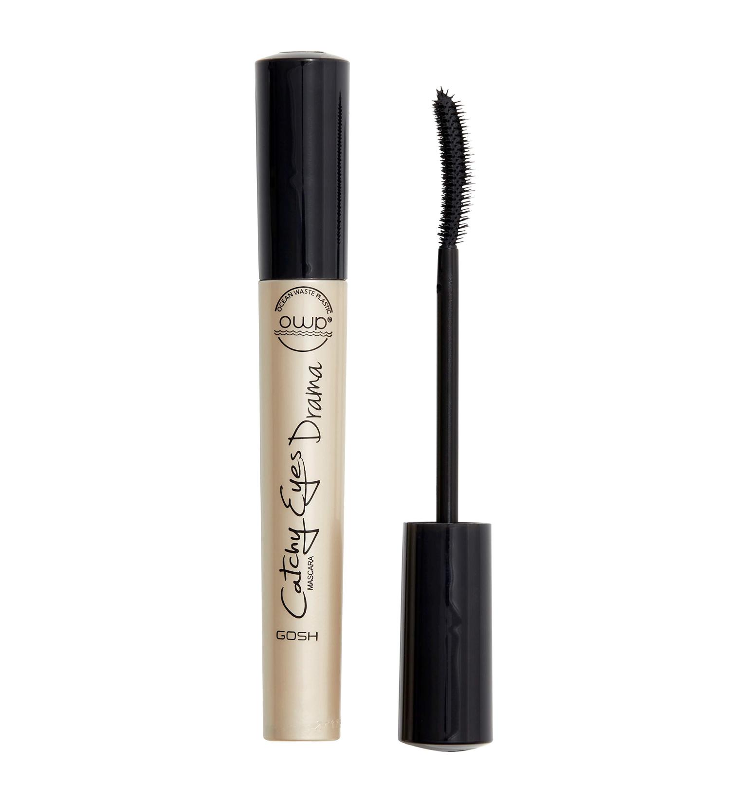 Gosh Catchy Eyes Drama Mascara XL Volume 24H Hold Vegan & Allergy-Friendly Eco-Friendly Packaging 001 Black - Buy Online on GoSupps.com