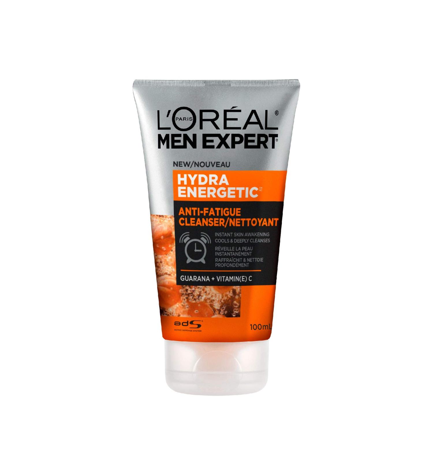 L'Oreal Paris Men Expert Face Wash for Men With Vitamin C + Guarana| Hydra Energetic 100 Ml 100 Milliliters