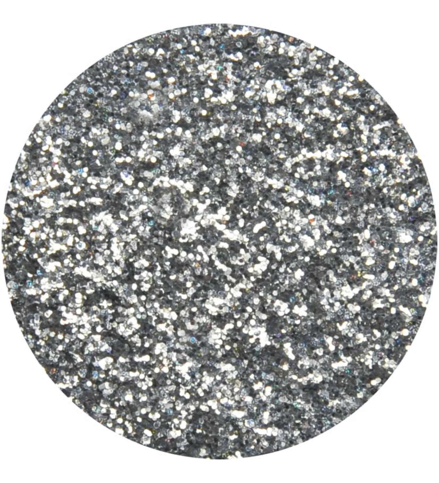 Eulenspiegel Eulenspiegel 907450 - Holographic Organic Silver Glitter Medium 6g Biodegradable Face & Body Glitter