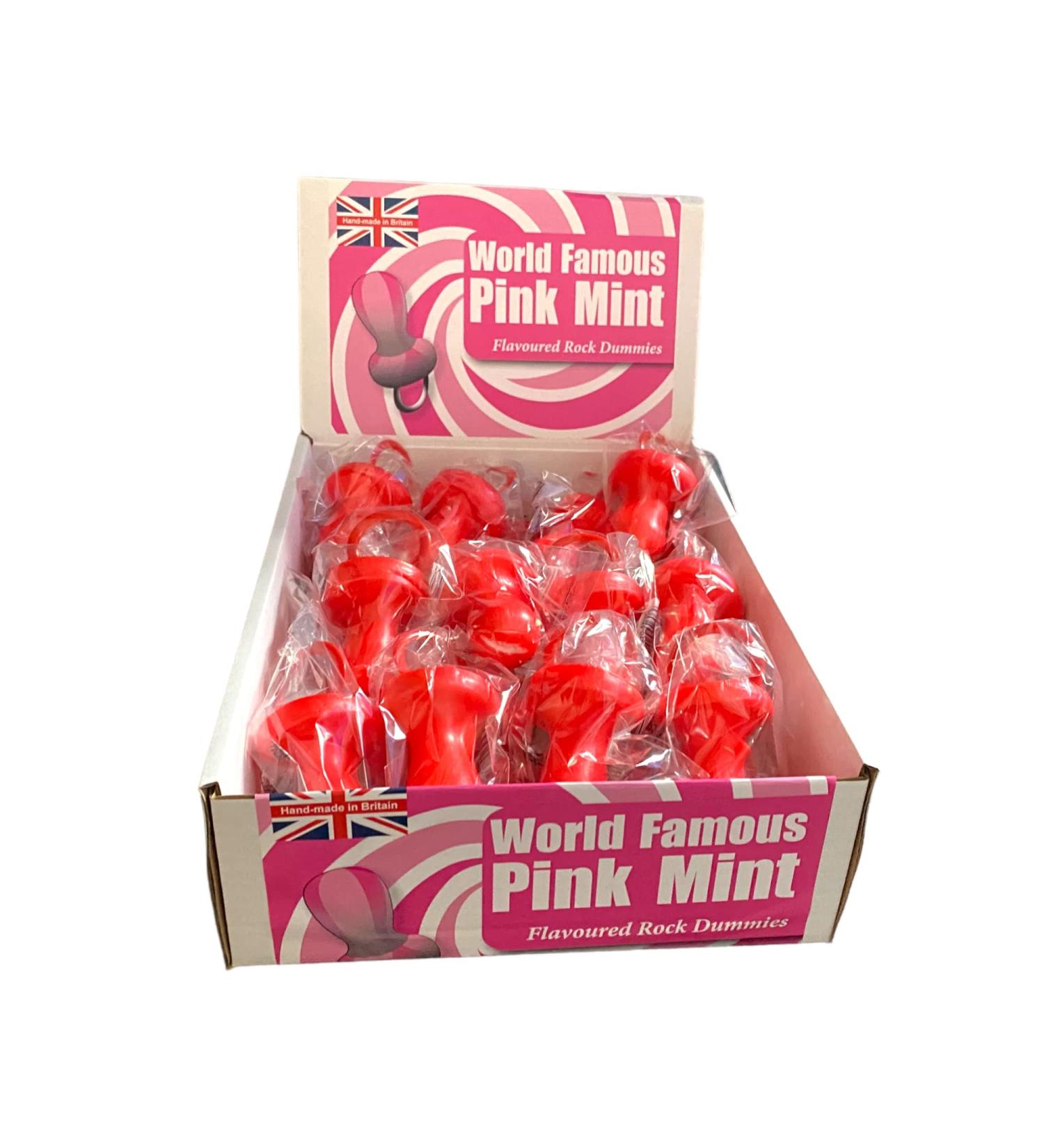 10 X Giant Pink Mint Rock Dummy Uk Made Party Favours Cake Decoration Handmade Dummies