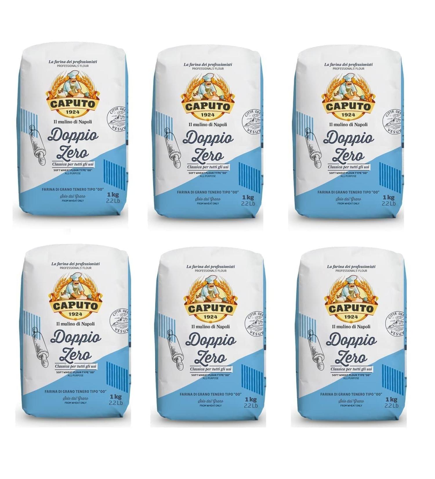 MULINO CAPUTO 6x Caputo klassiekmeel classic caputo flour 1kg type 00