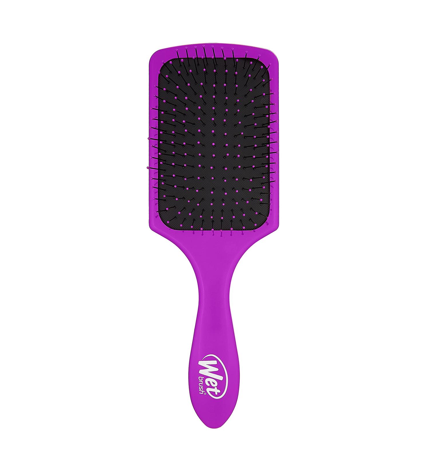 Wet Brush Paddle Detangler Brush - Purple | Effortless Hair Untangling - Buy Online on GoSupps.com