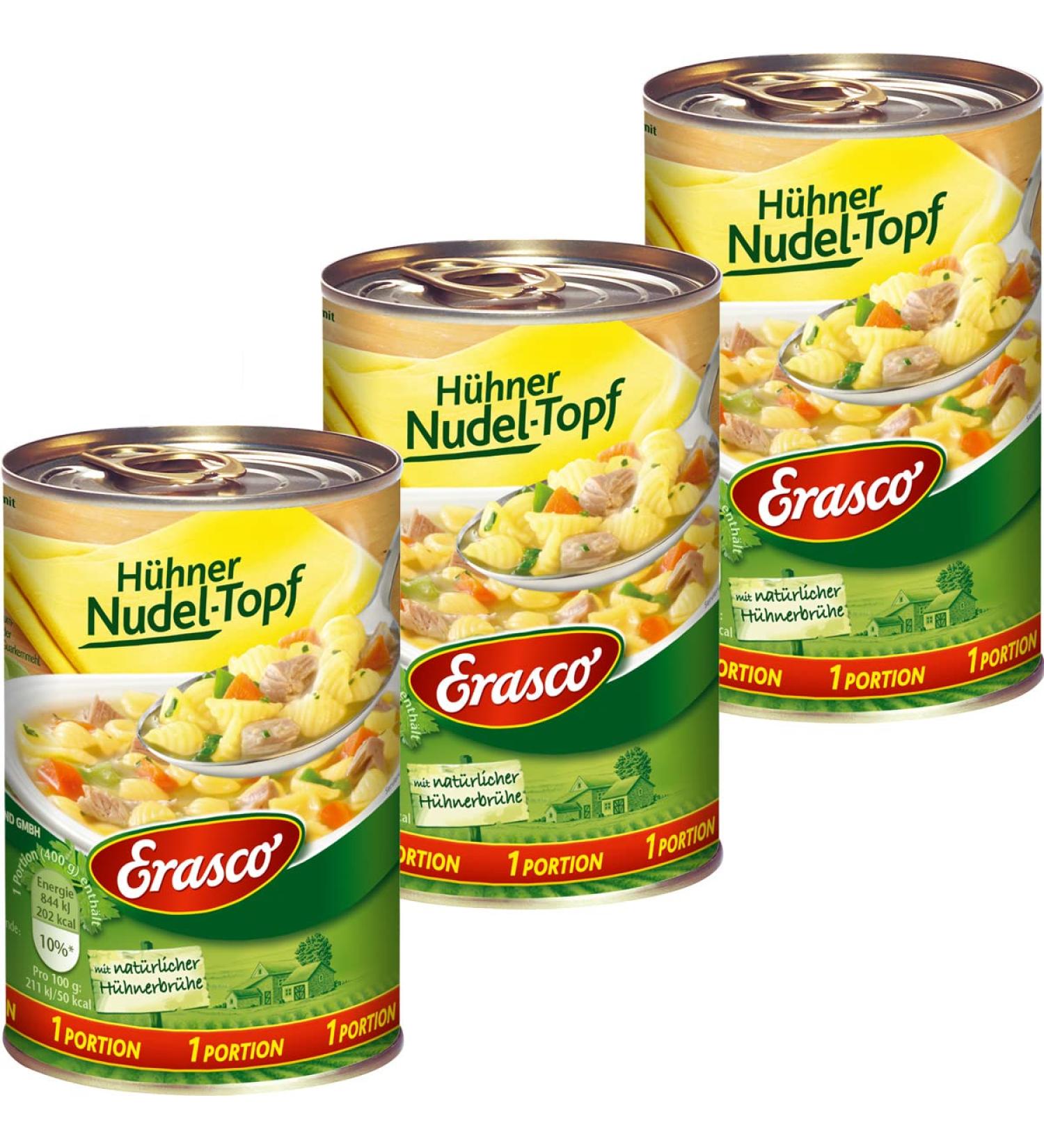  N.V. Erasco Set of 3 Noodle Pots for Tender Chicken with Pasta 400g - Buy Online on GoSupps.com