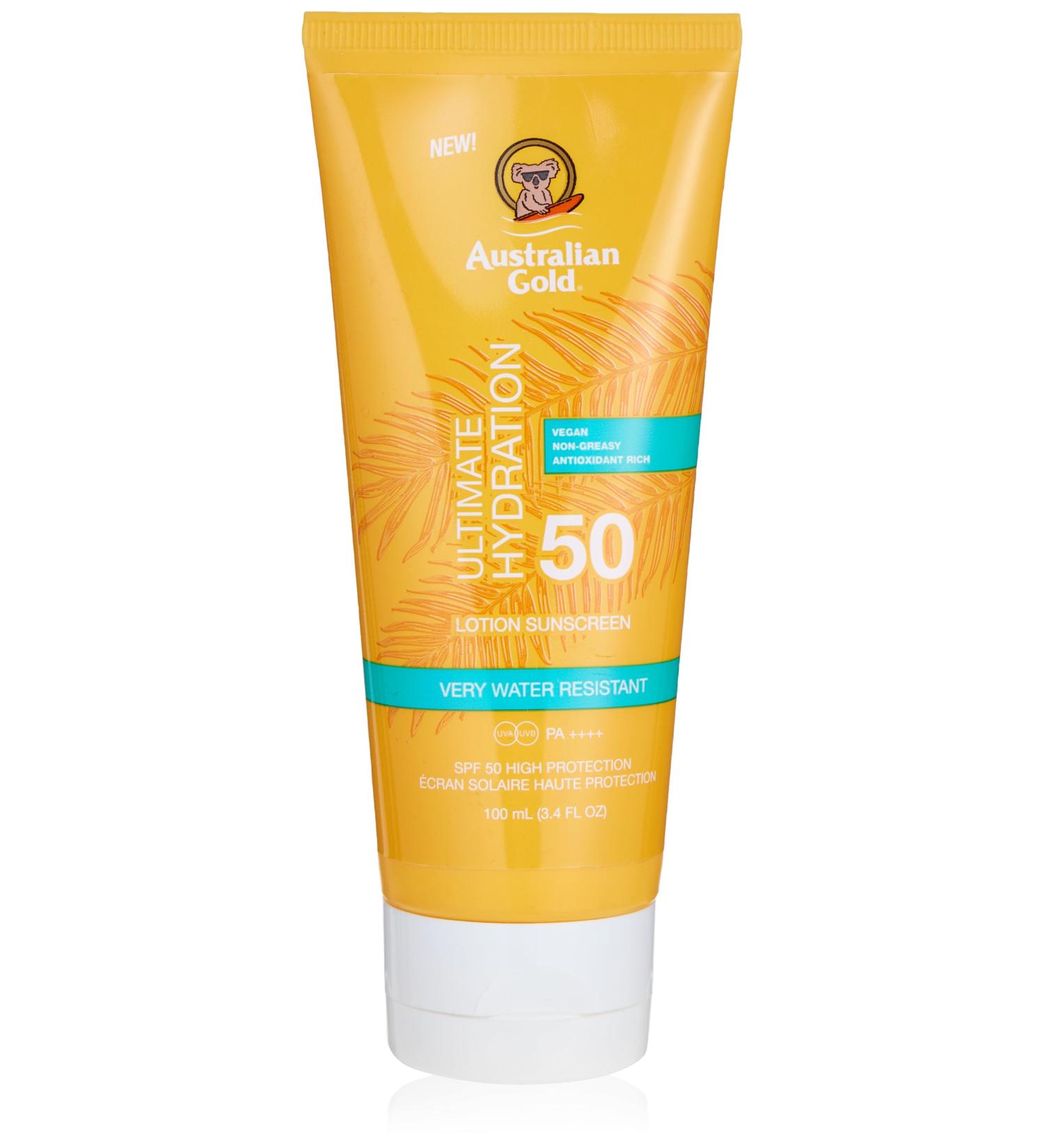 Buy Australian Gold SPF 50 Lotion 100ml - Optimal Sun Protection International Shipping - Buy Online on GoSupps.com