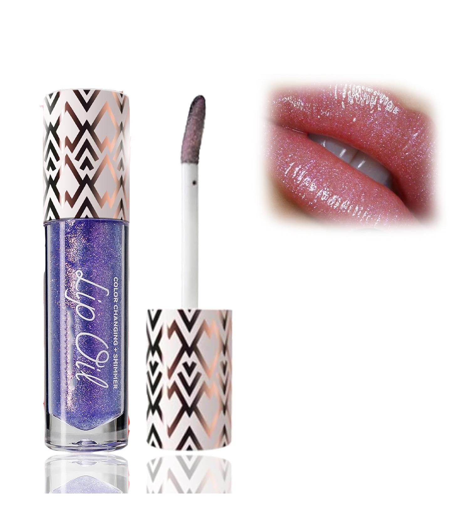 NOZEM Glitter Liquid Color Changing Lipstick | Long Lasting Moisturizing Non-Sticky - Diamond Black | Sparkling Lip Gloss for Women - Buy Online on GoSupps.com