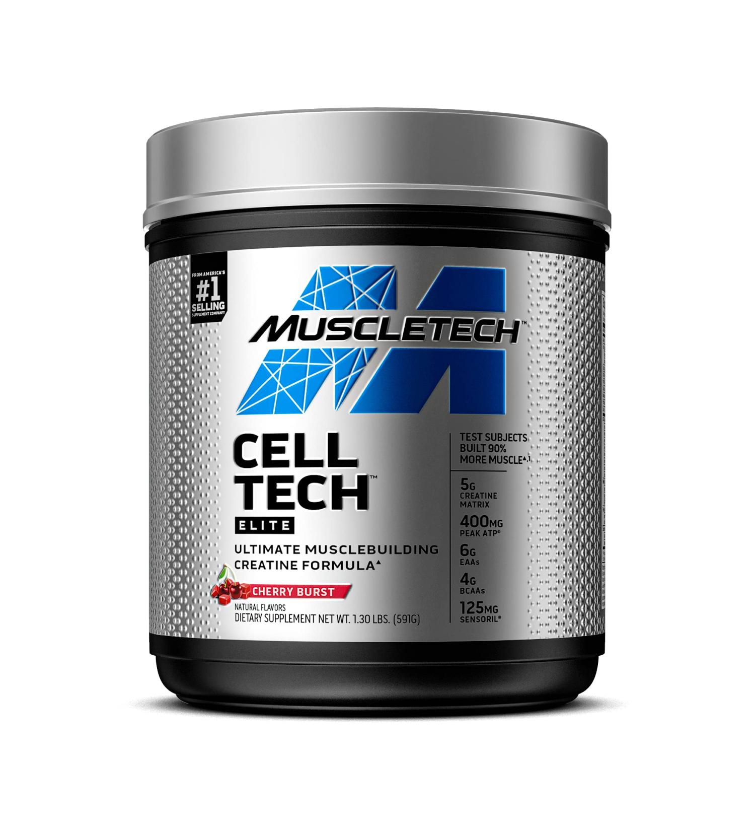 MuscleTech Cell Tech Elite Cherry Burst - Premium 1.3 lbs Creatine Supplement - Buy Online on GoSupps.com