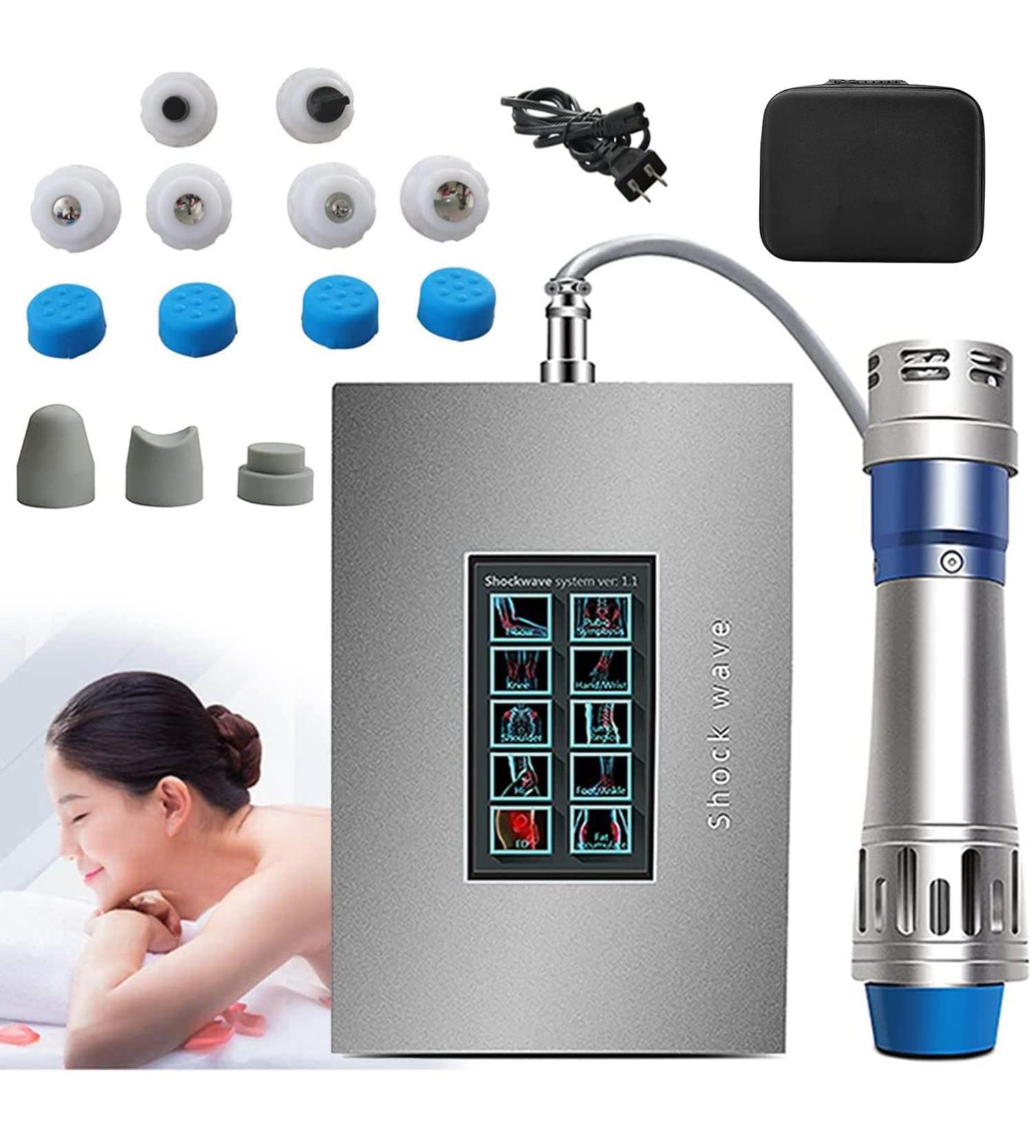 Buy Gehpyyds Professional ED Shock Wave Therapy Device - Portable Electromagnetic Pain Relief & Deep Tissue Massage - Buy Online on GoSupps.com