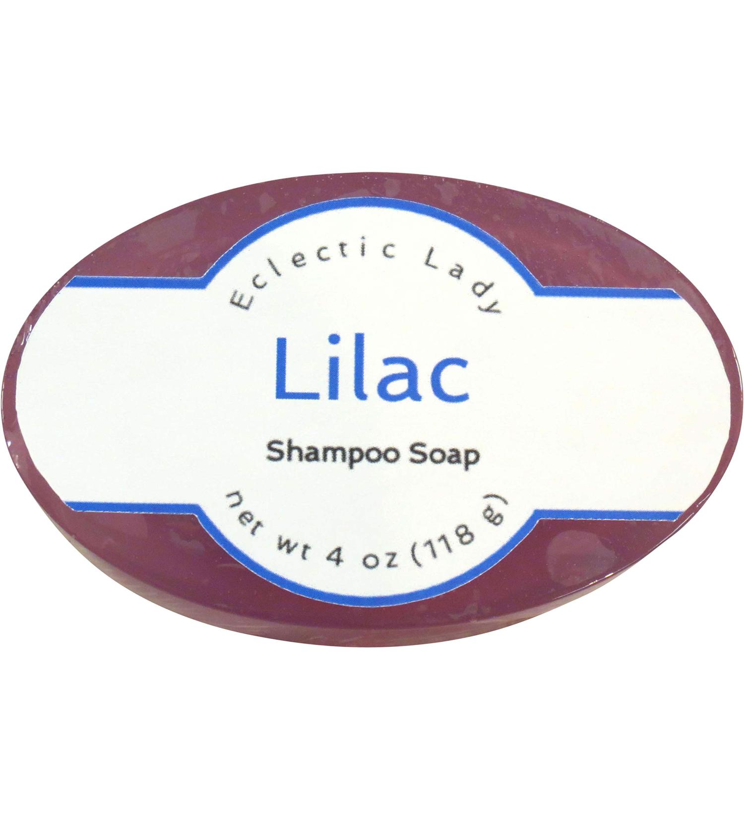 Eclectic Lady Lilac Shampoo Soap Bar | Argan Oil Silk Protein Honey Extract | Nourishing 4 oz Bar for All Hair Types - Buy Online on GoSupps.com
