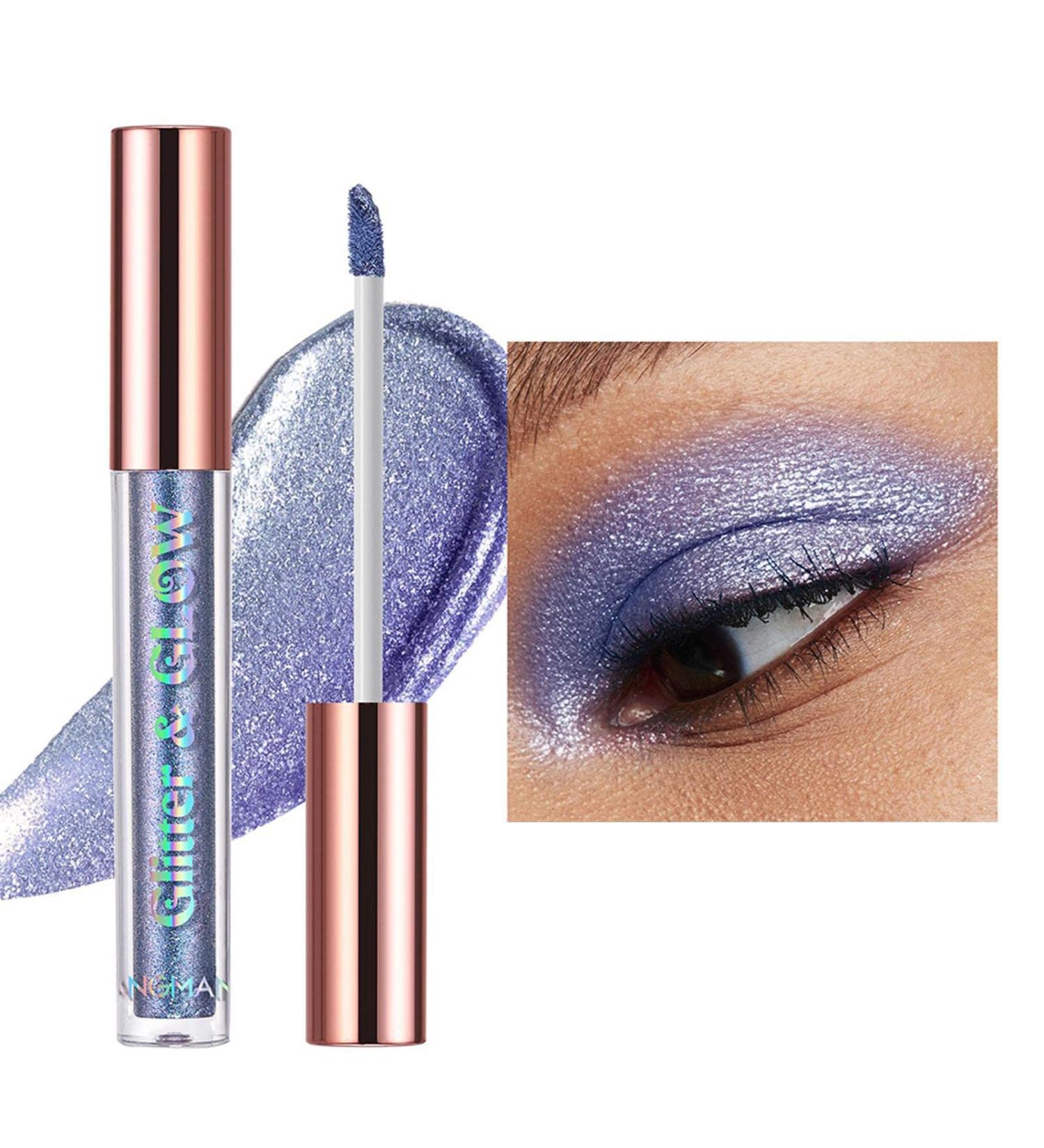 Liquid Shimmer Eyeshadow | Chameleon Liquid Eye Shadow | Liquid Eyeshadow Multi-Dimensional Long-Lasting Holographic Multichrome Eyeshadows Makeup Frifer 07# - Buy Online on GoSupps.com