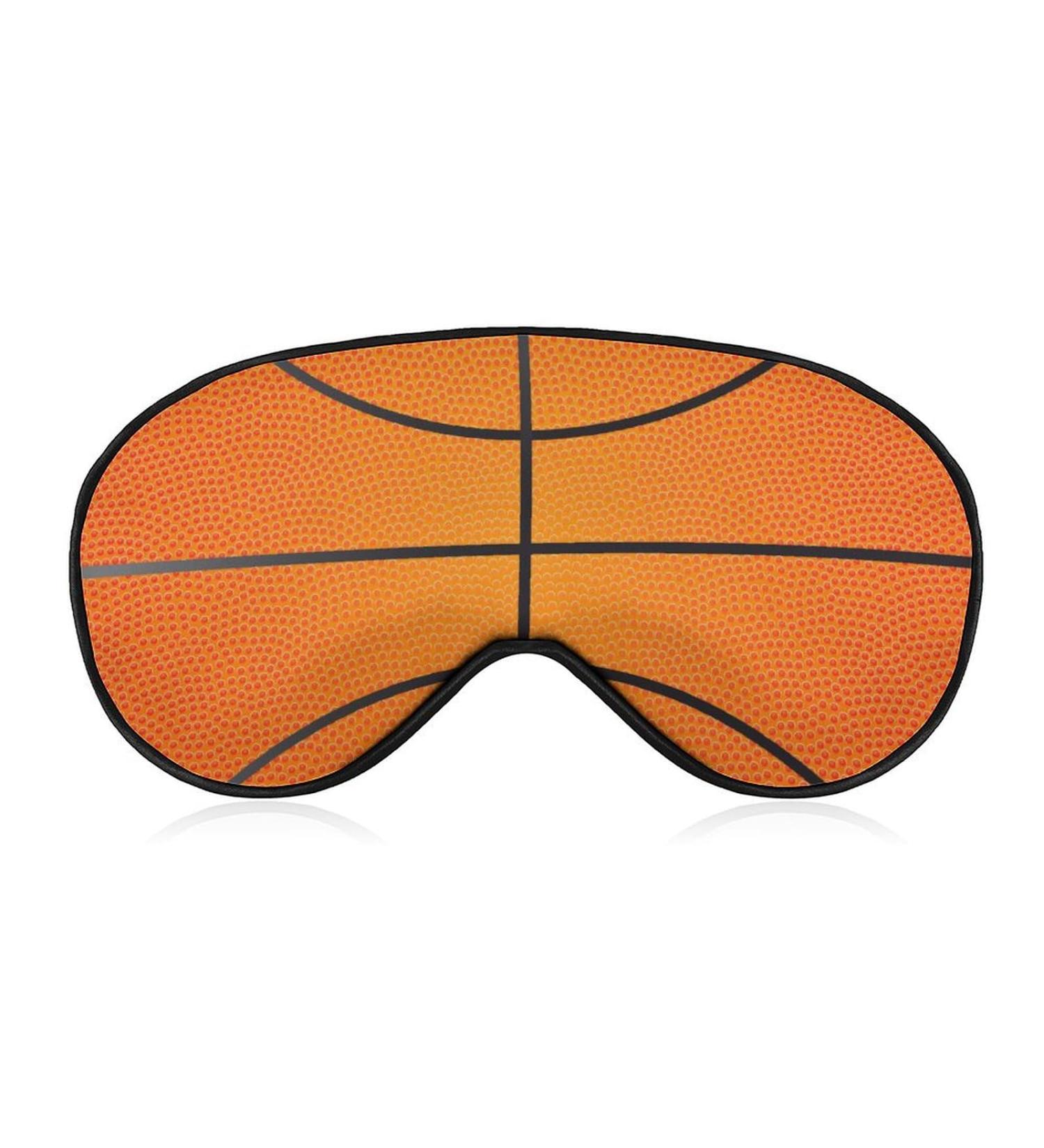 Funny Basketball Sleeping Mask - Soft Adjustable Eye Cover for Ultimate Sleep | Light-Blocking Blindfold for Men Women Boys & Girls - Buy Online on GoSupps.com