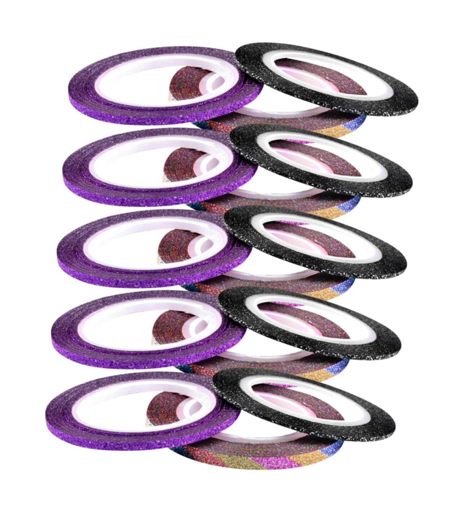 Healeved 60 Pcs Adhesive Line Sticker Flash Tape Color Tape Epoxy Colored Duct Tape Colorful Tape Manicure Sticker Washi Tape Dispenser Decor Gold and Silver Thread Nail Stickers - Buy Online on GoSupps.com