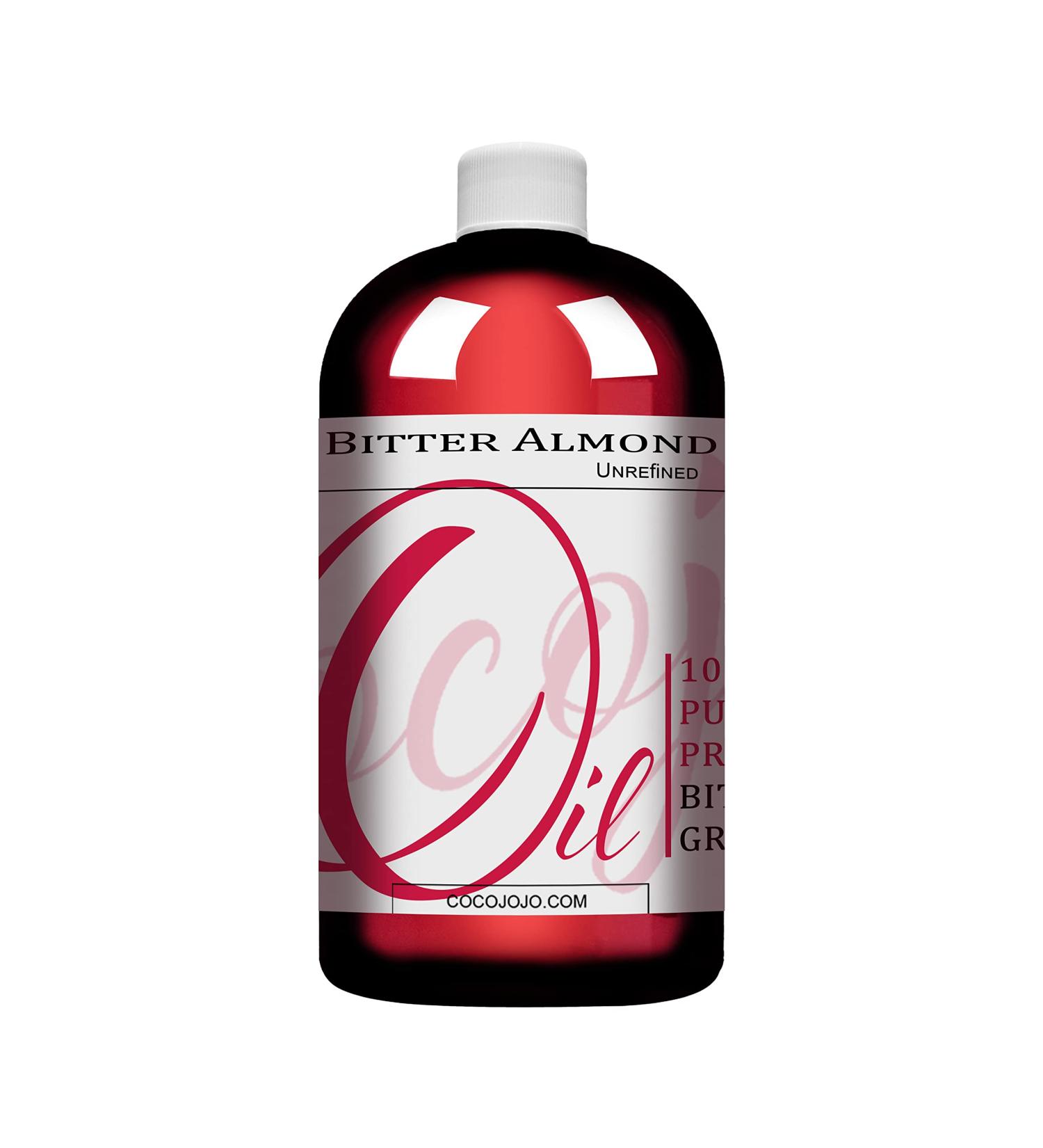 16 oz Bitter Almond Oil - 100% Pure Natural Organic Carrier Oil for Skin, Hair & Body - Hydrating & Nourishing Formula (Packaging May Vary) - Buy Online on GoSupps.com