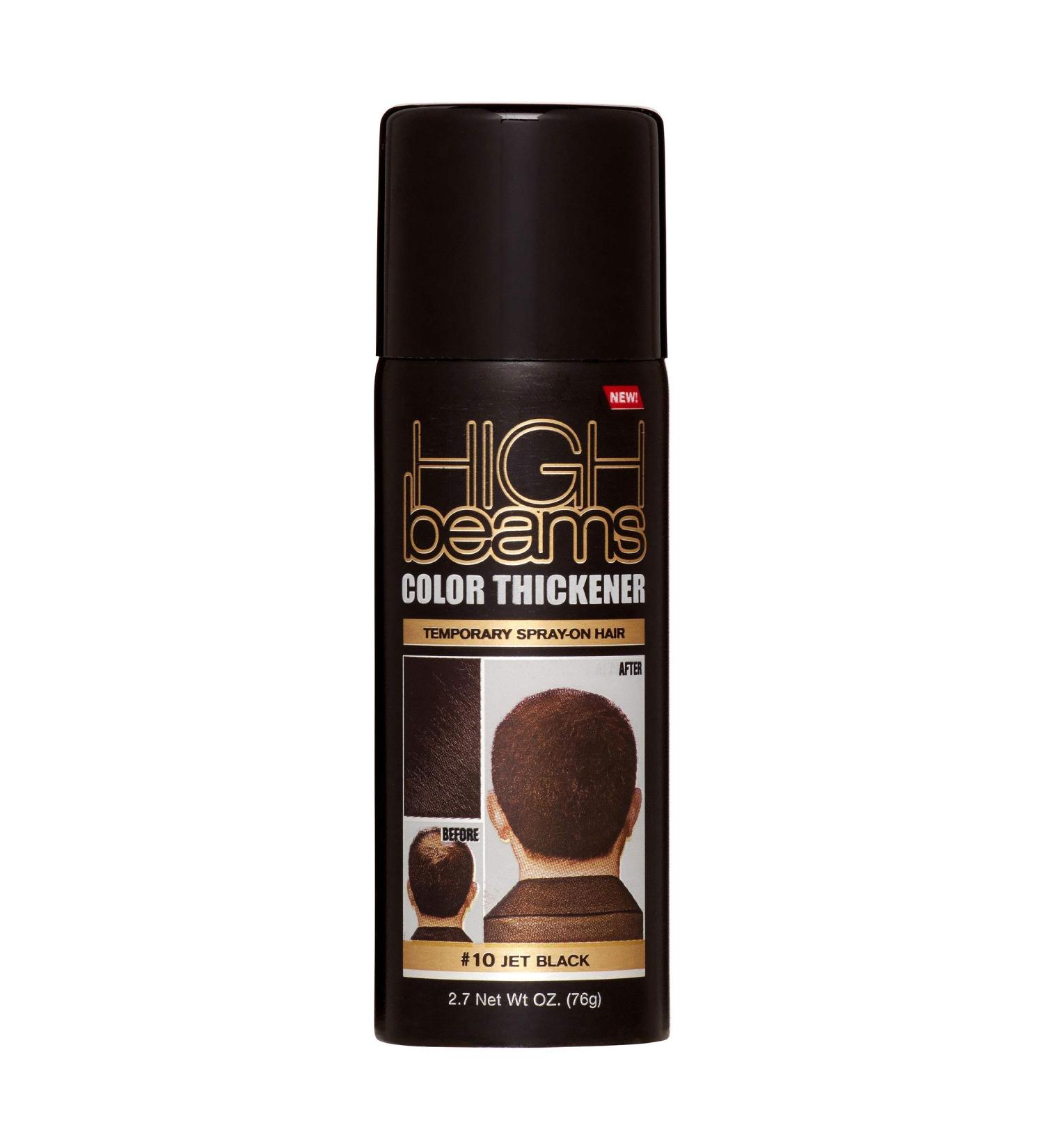 Temporary Spray-On Hair Jet Black 2.7 Oz._AB