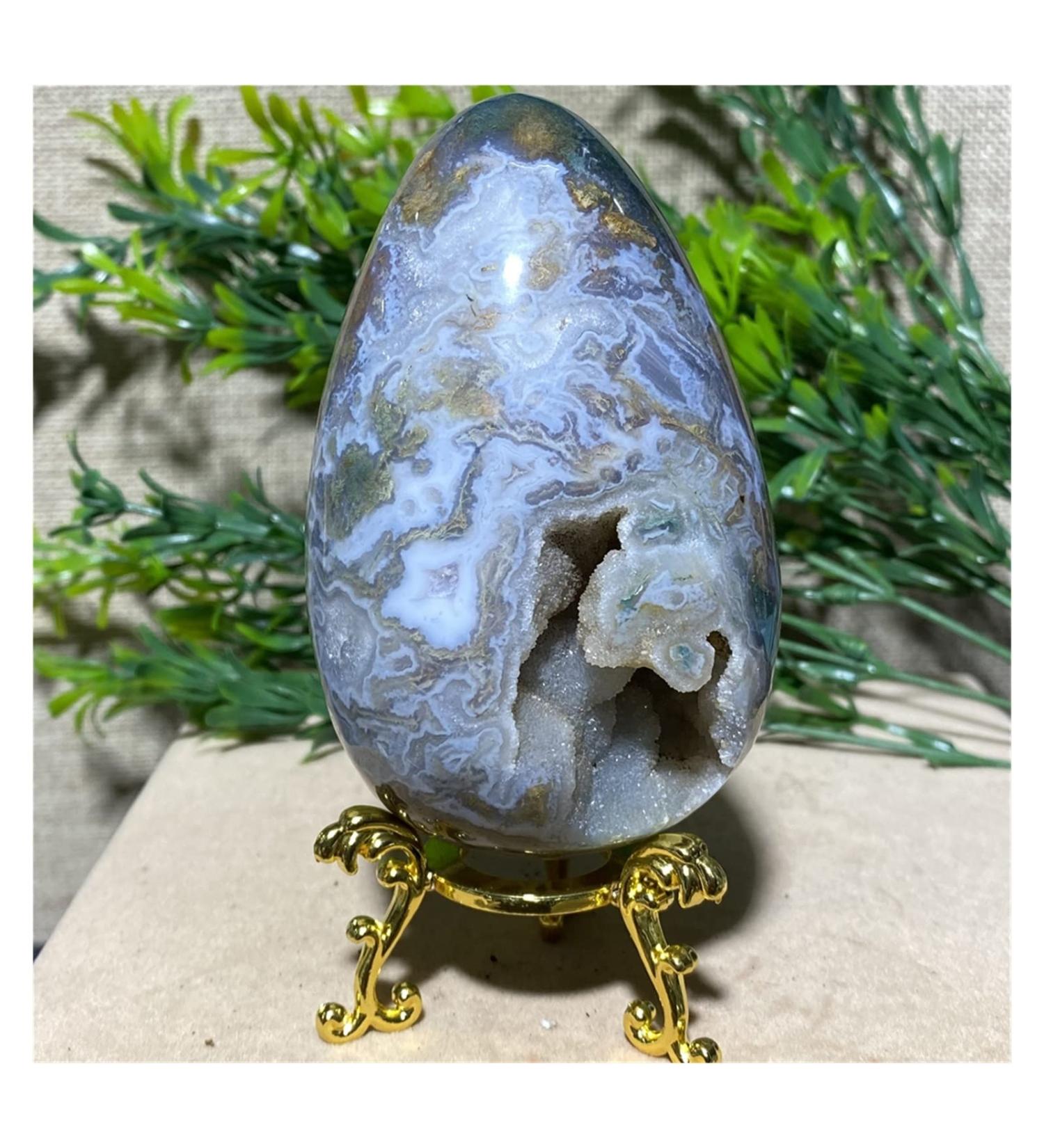 Crystal Natural Stone Crystal Dragon Stones Geode Minerals Supplies Spiritual Souvenirs for Home Decor 7-11cm 1pc - Buy Online on GoSupps.com