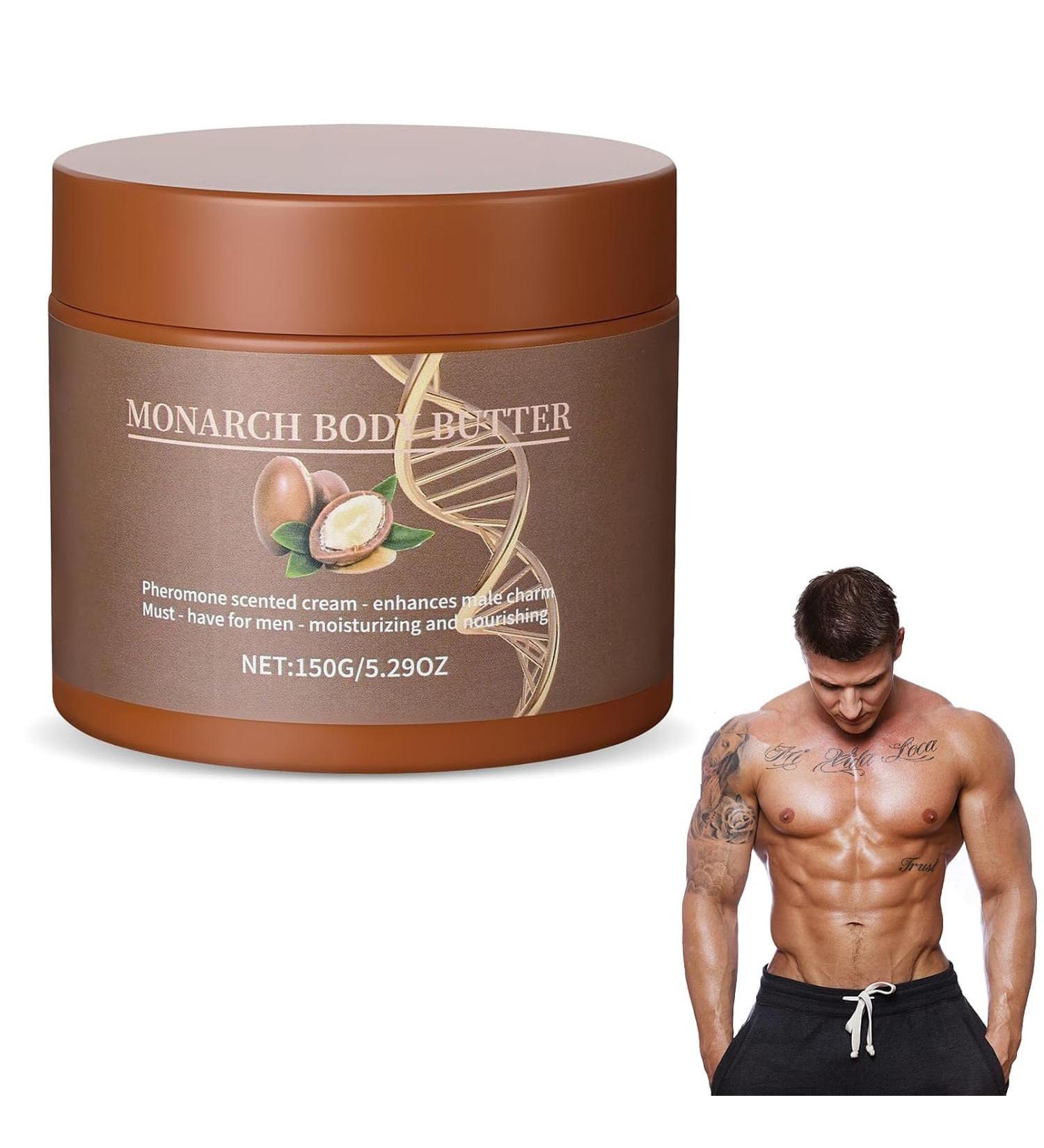 Body Butter for Men Hydrating Moisturizing Cream Organic Cologned Warm Scent - Buy Online on GoSupps.com