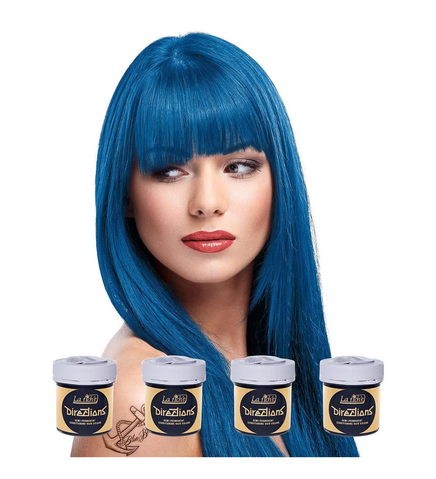 La Riche Directions Semi-Permanent Hair Color 88ml - Denim Blue | Best International Shipping - Buy Online on GoSupps.com