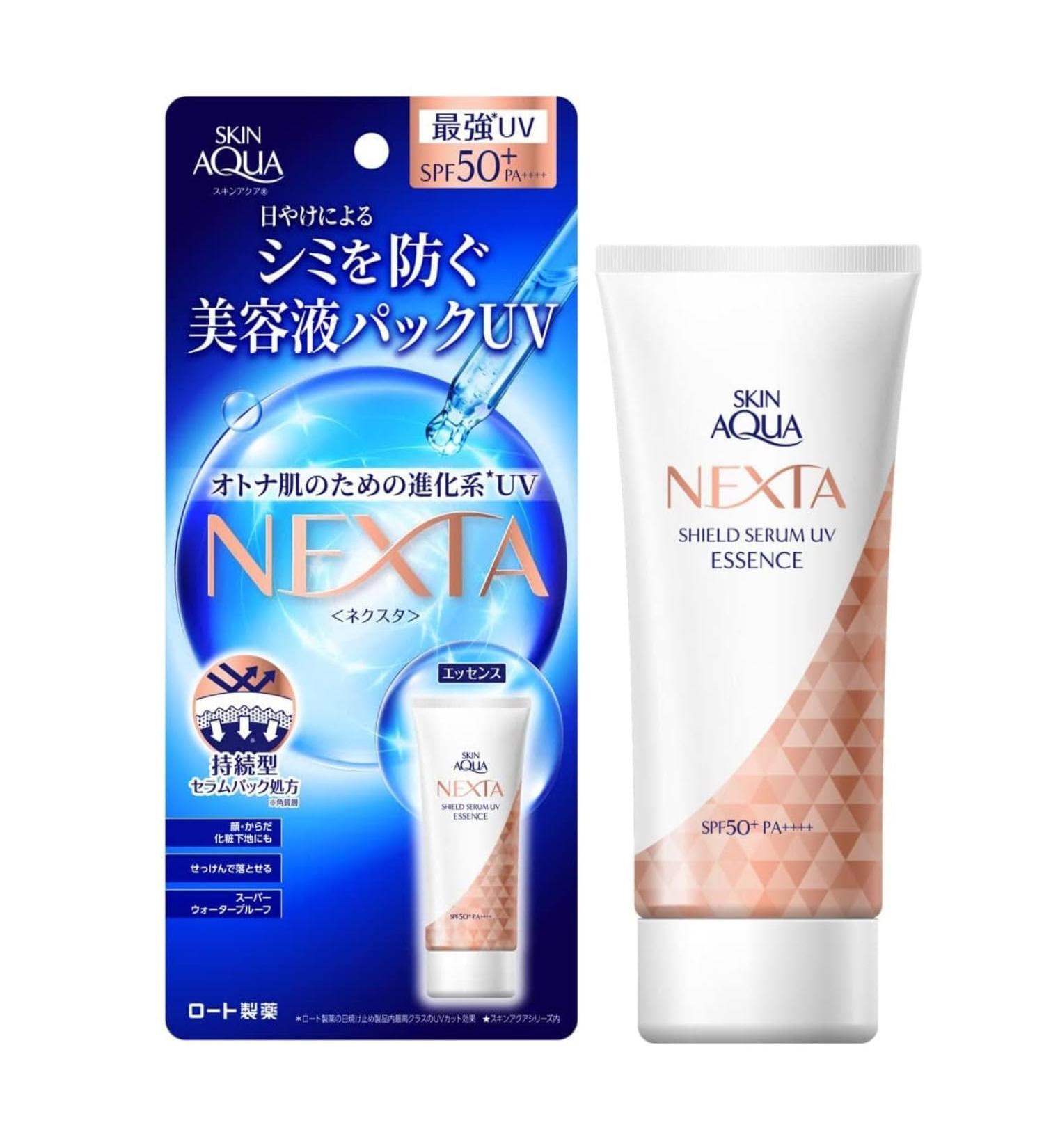 Skin Aqua Nexta Shield Serum UV Essence SPF50+/PA++++ 70g - Buy Online on GoSupps.com