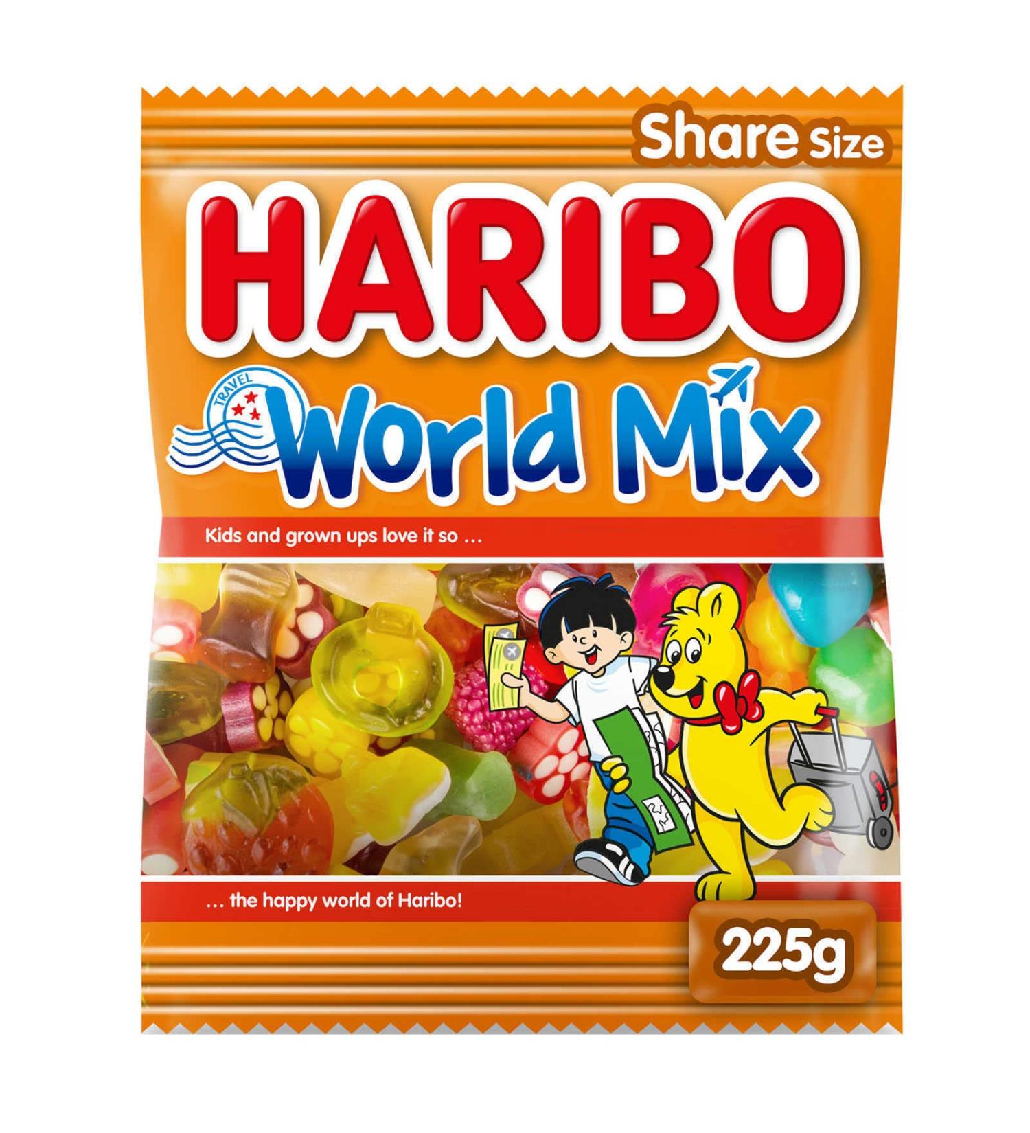 Haribo Candy | Mix Of The World | Haribo Dragees | Haribo Candy | 225g Total