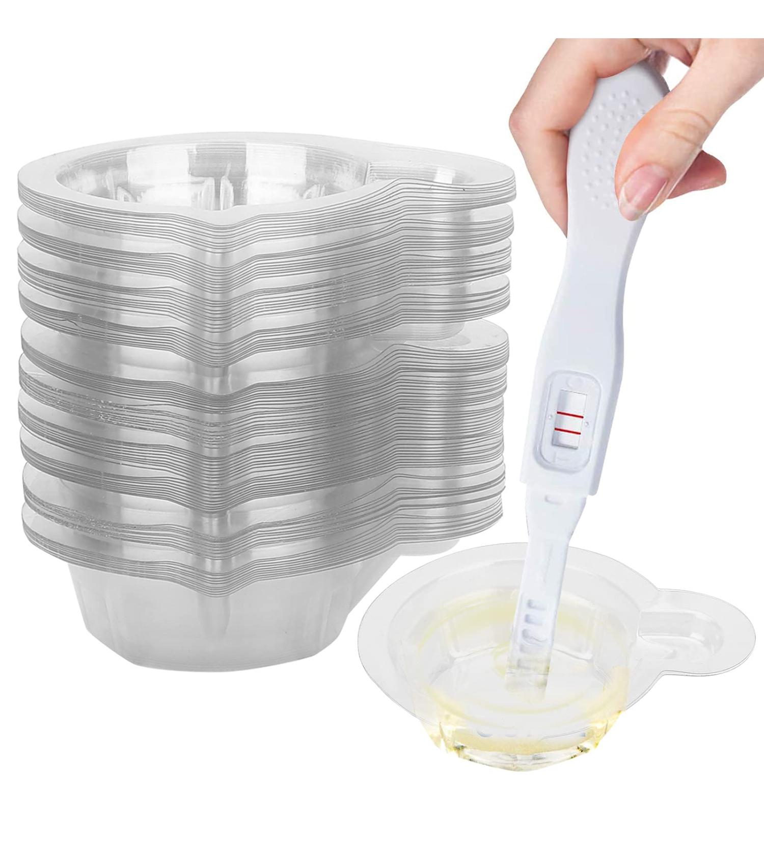 100pcs Disposable Pregnancy Test Urine Cups - Women's Urine Containers for Accurate Testing | International Shipping Available - Buy Online on GoSupps.com