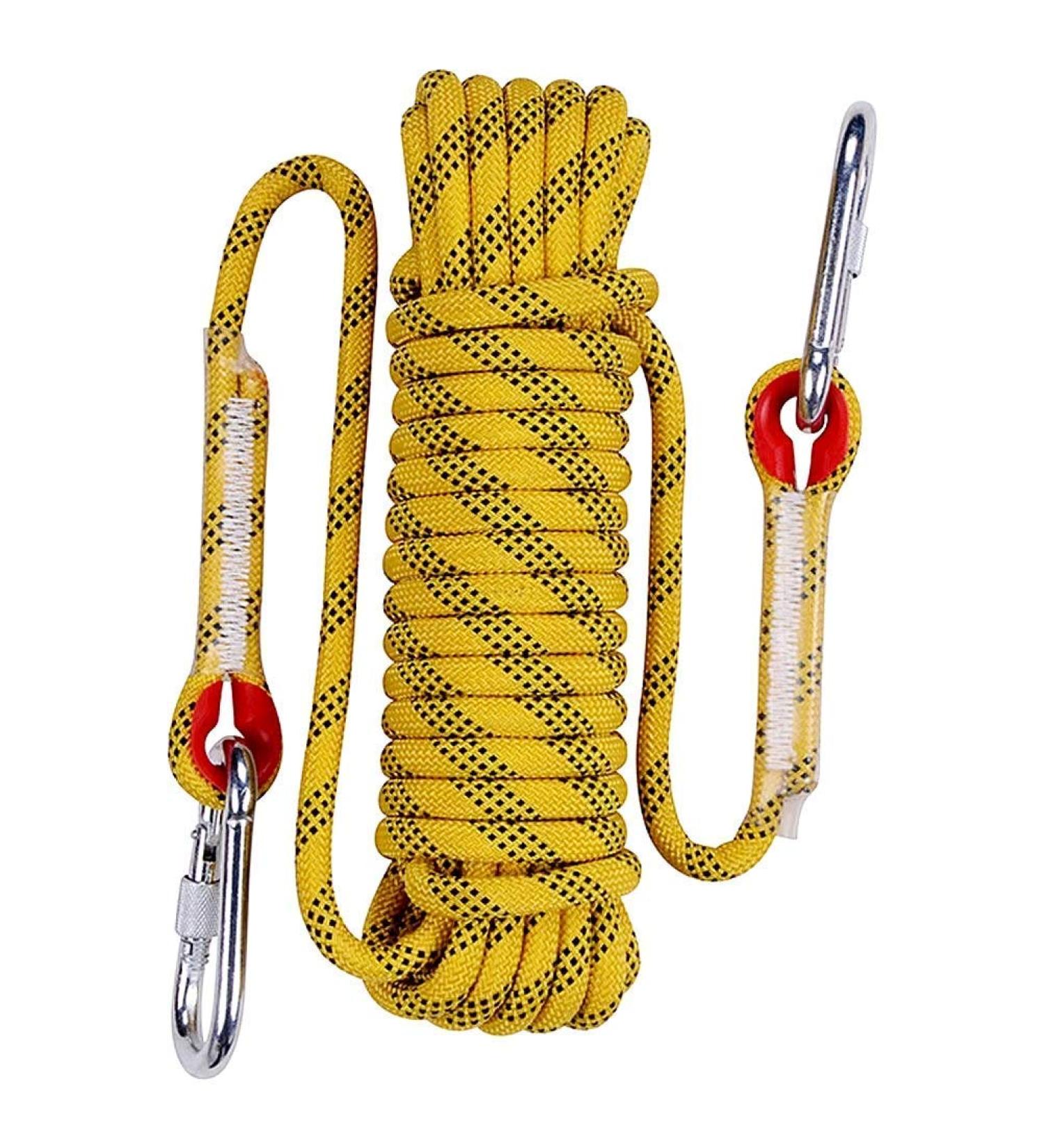 Aoneky 10mm Outdoor Rope - Yellow - 32.0 Feet - Durable and Versatile - Buy Online on GoSupps.com