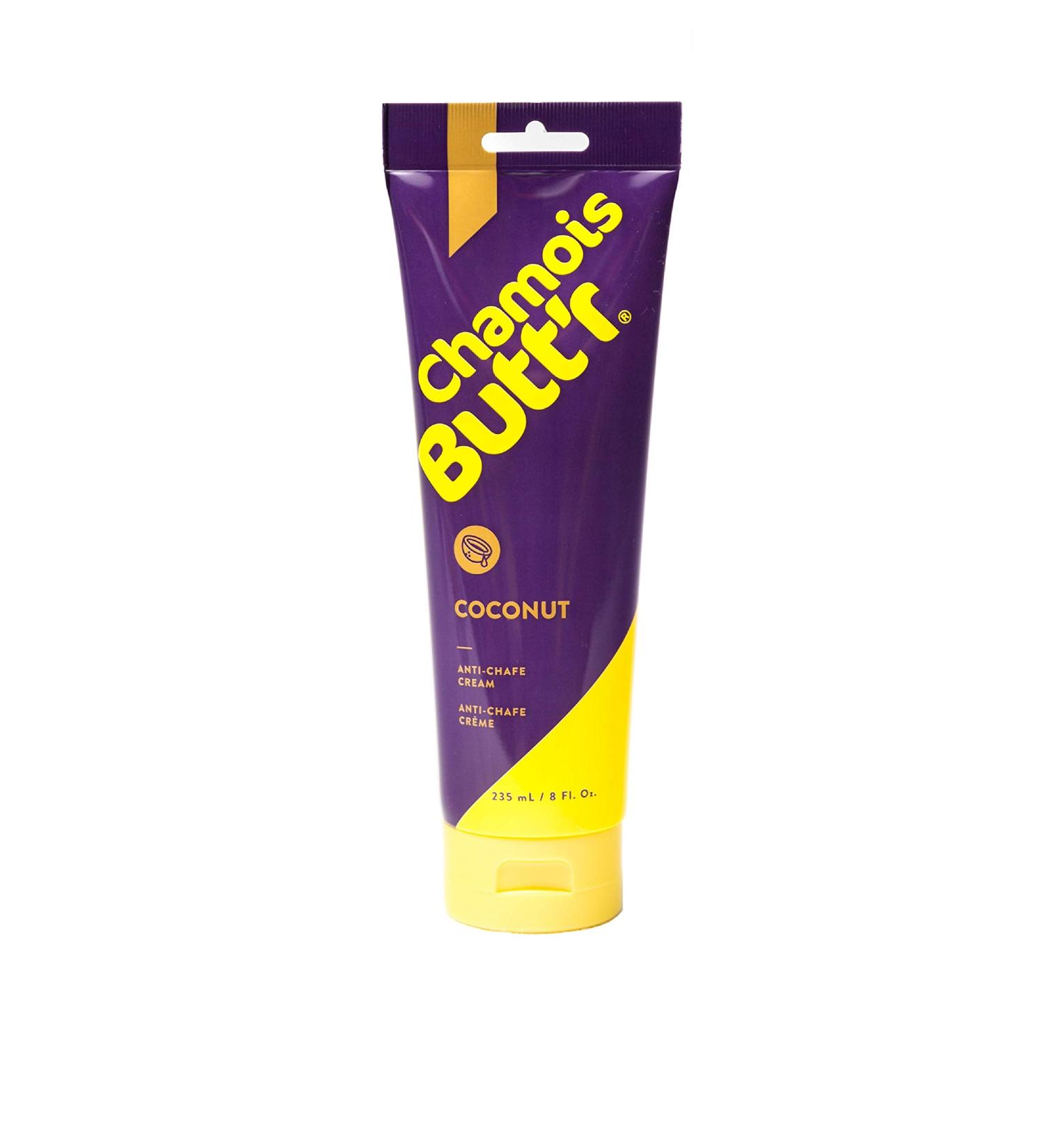 Chamois Butt'r Coconut Anti-Chafe Cream 8oz Tube- Prevent Chafing for Cyclists - Buy Online on GoSupps.com