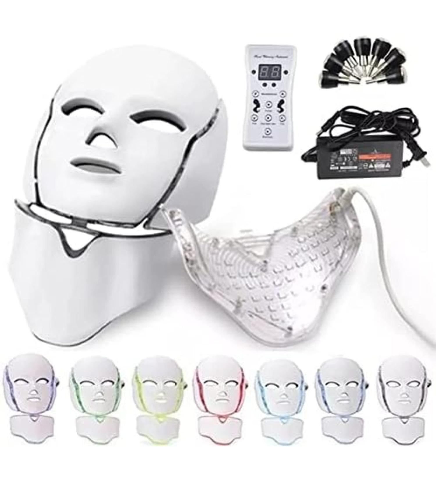 Masque Facial LED Luminoth rapie Masque Facial LED Masque De Luminoth rapie LED pour Le Rajeunissement De La Peau Anti- ge Masque Raffermissant Soins des Rides De La Peau YUYANAIAI - Buy Online on GoSupps.com