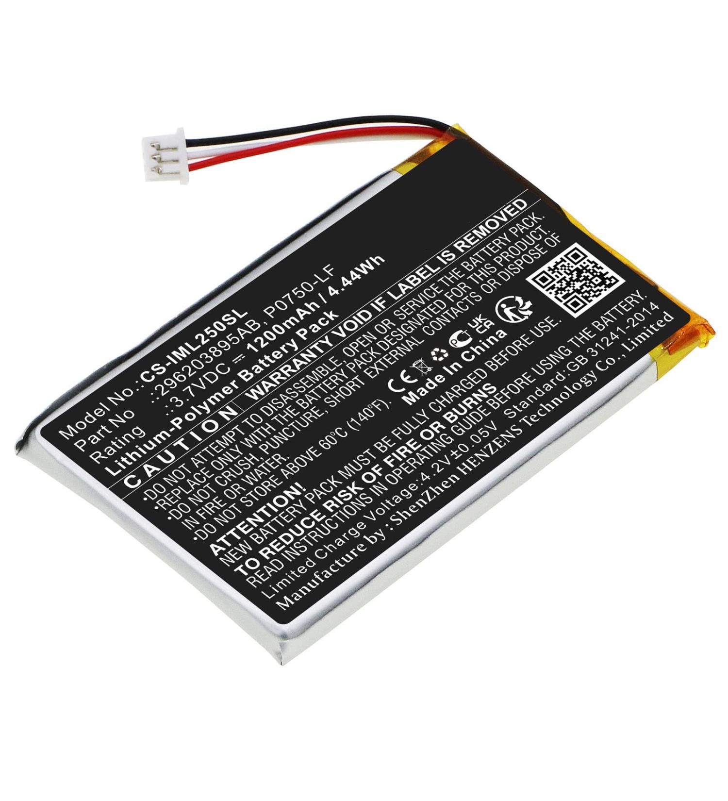 Buy Battery for Ingenico Link 2500 - 296203895AB P0750-LF | International Shipping Available - Buy Online on GoSupps.com