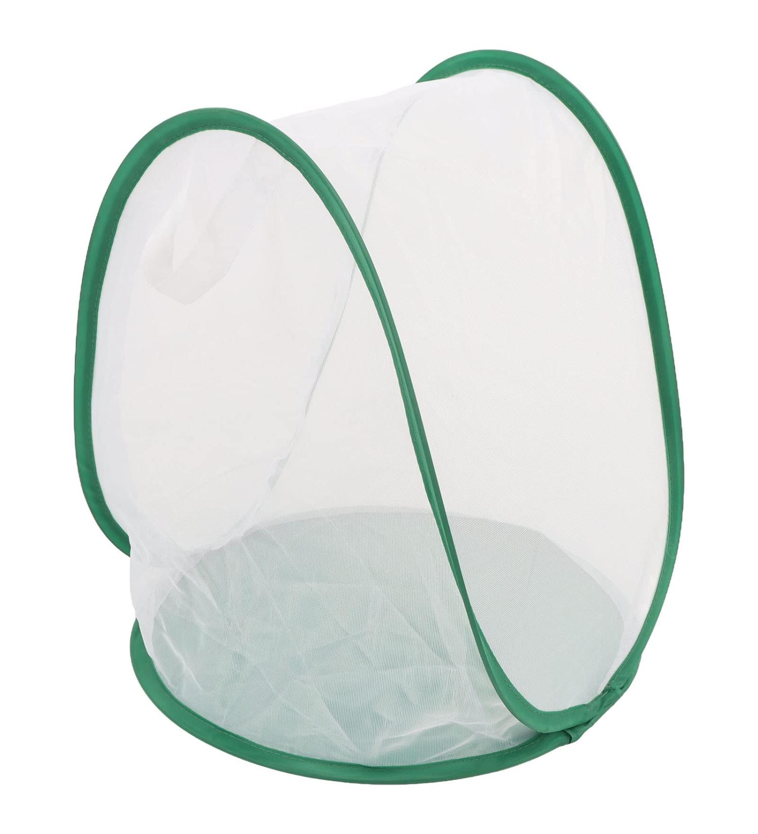 CHICIRIS Butterfly Habitat Pop Up Monarch Butterfly Enclosure Clear Insect Cage Terrarium with Handle 13.2 x 13 x 14.4in - Buy Online on GoSupps.com