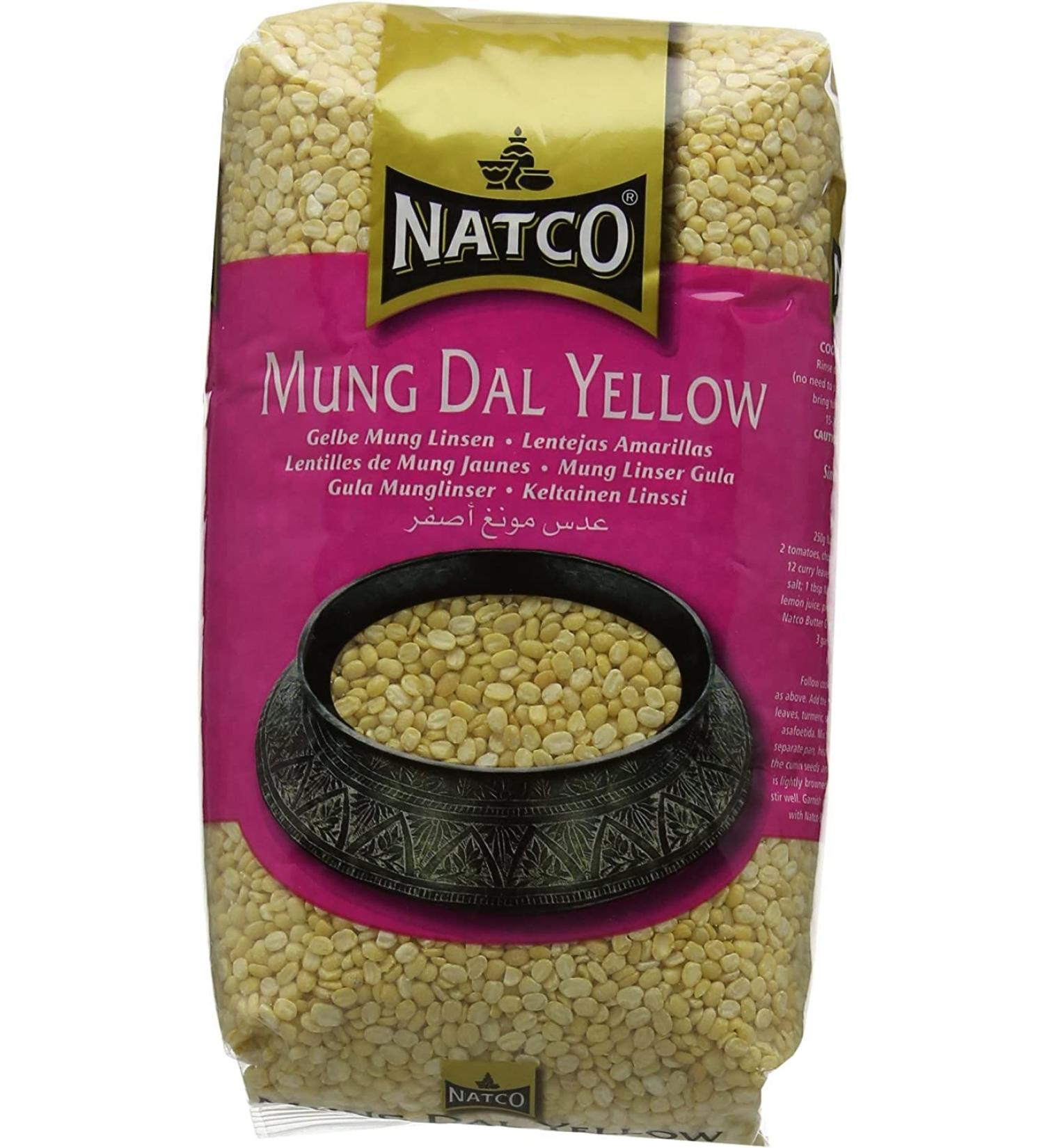 Natco Mung Dall Yellow 1kg - Buy Online on GoSupps.com