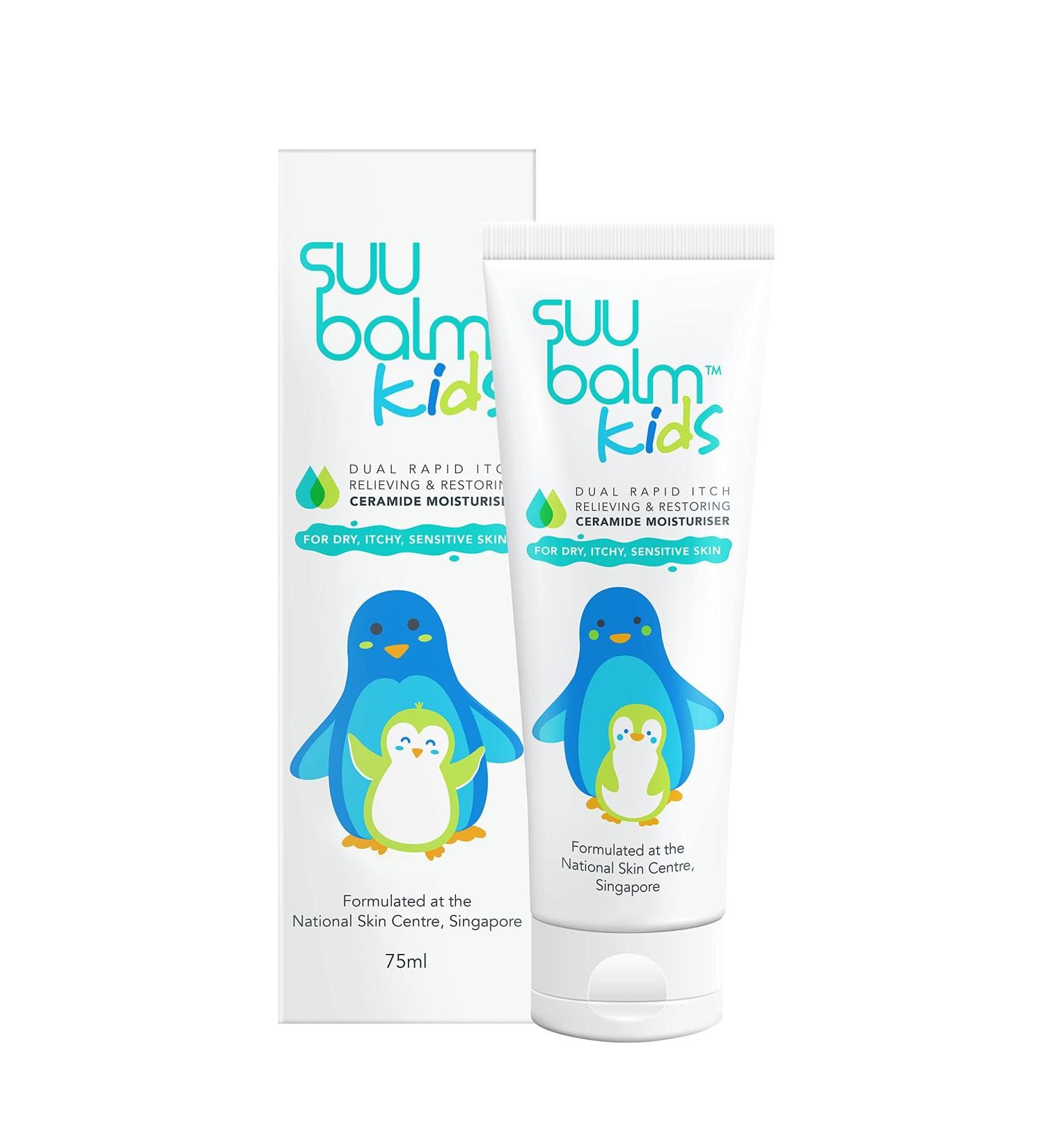 Suu Balm Kids Itch Relief Cream Menthol & Ceramide Moisturiser 75ml - Pack of 1 - Buy Online on GoSupps.com