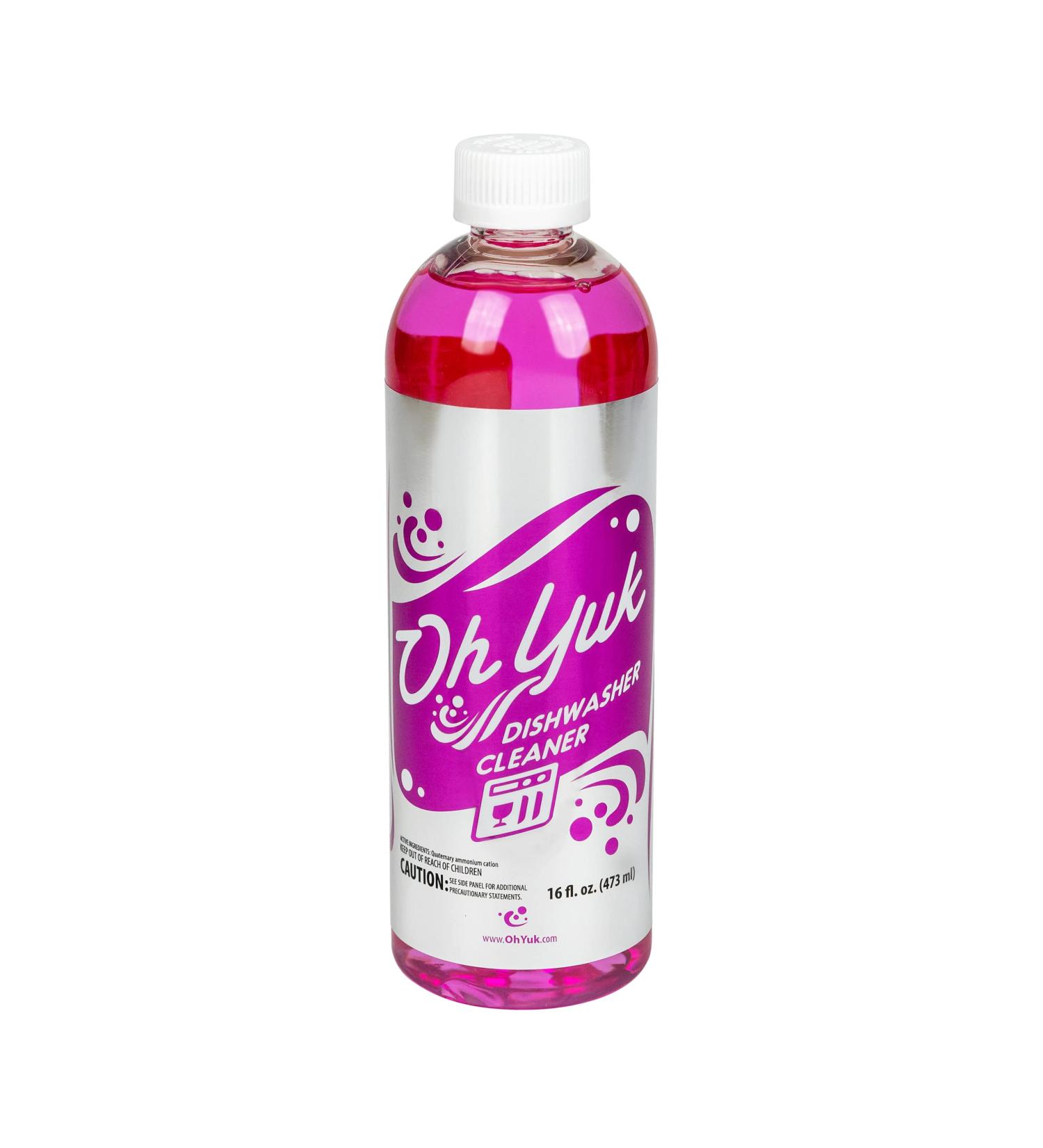 Oh Yuk Dishwasher Cleaner and Descaler - Natural Citrus Fragrance - 16 Fl Oz - Septic Safe - Buy Online on GoSupps.com