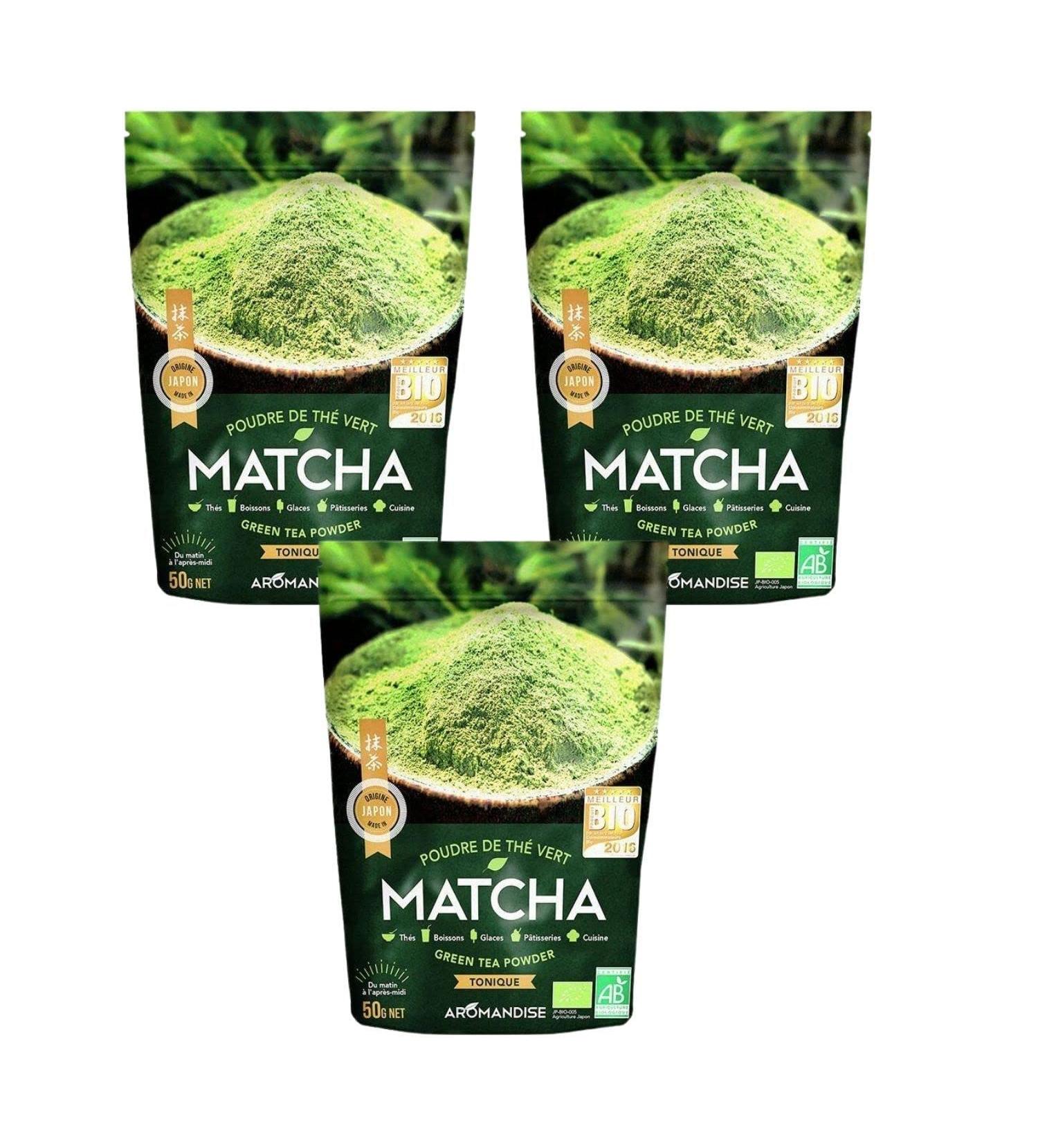  Aromandise Organic Japanese Matcha Green Tea Powder 150g - Buy Online on GoSupps.com