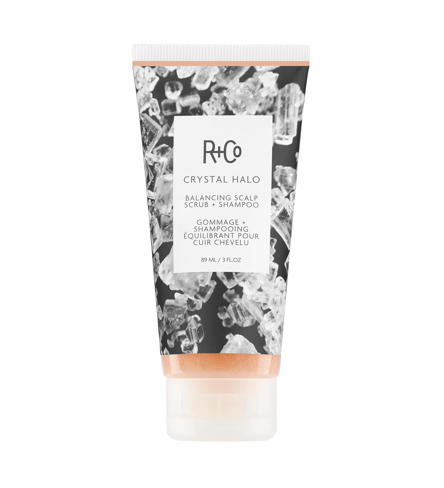 R+Co Crystal Halo Balancing Scalp Scrub & Shampoo - Purifying Cleansing Vegan & Cruelty-Free | 3 Oz - Buy Online on GoSupps.com