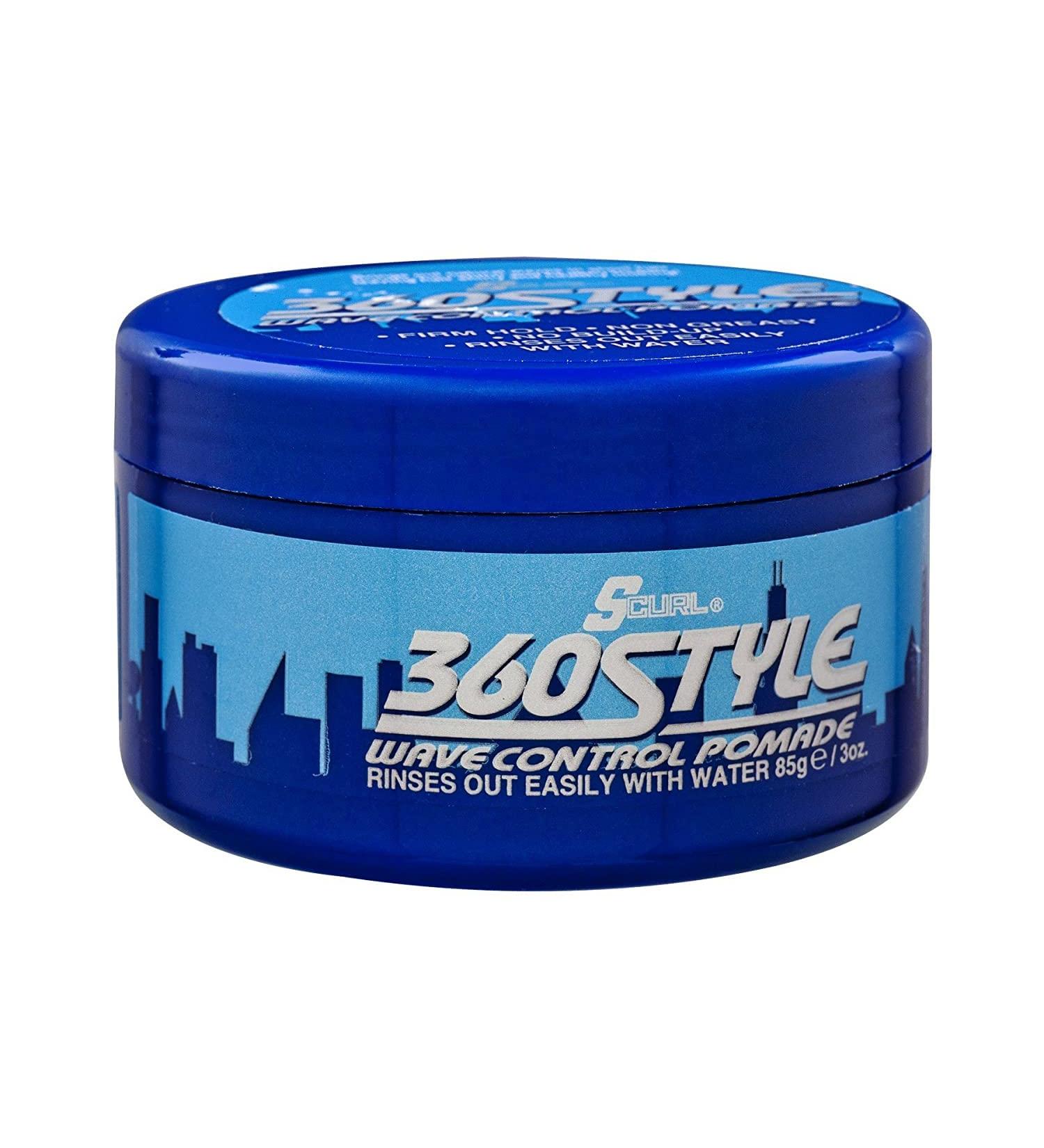 2 Pack Lusters S-Curl 360 Wave Control Pomade 3oz - Defined Waves & Shine - Buy Online on GoSupps.com