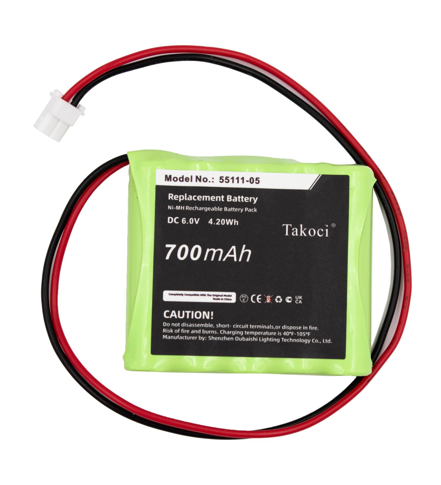 Buy K0257 Battery Replacement for 55111-05 5800RP Wireless | Fits GP80AAAH5B3BMX | 6V 700mAh - International Shipping Available - Buy Online on GoSupps.com