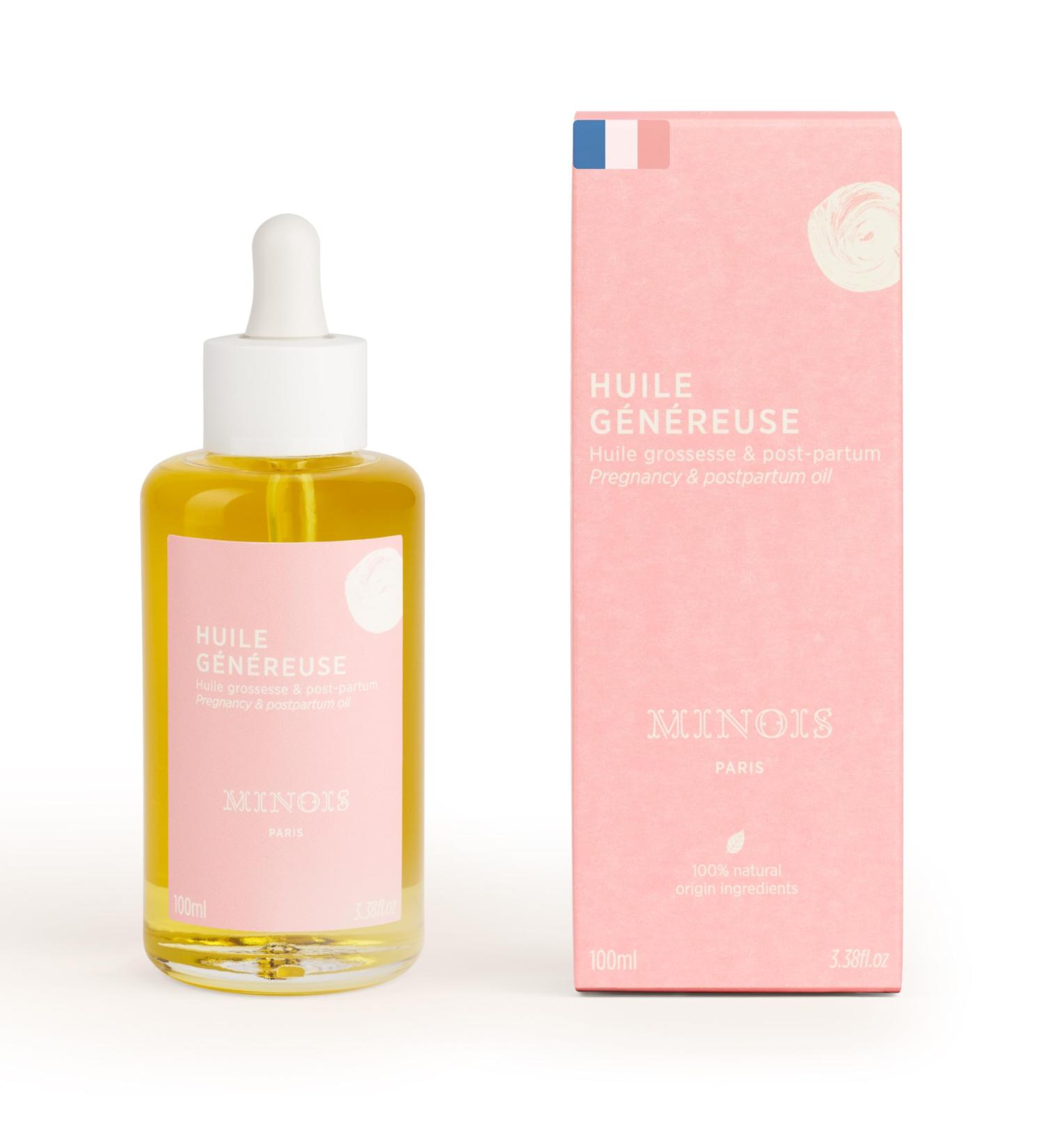 MINOIS PARIS Pregnancy Body Oil Organic Belly Oil for Stretch Marks Prevention & Removal Firming Skin Therapy Oil for Pregnant Women Made in France - Buy Online on GoSupps.com
