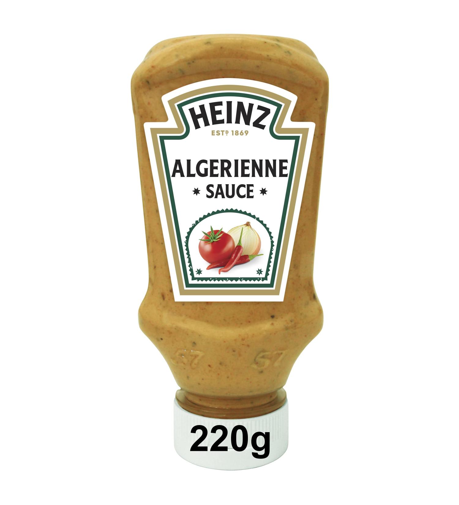 Heinz Algerian Sauce Top Down Soft Bottle 220g