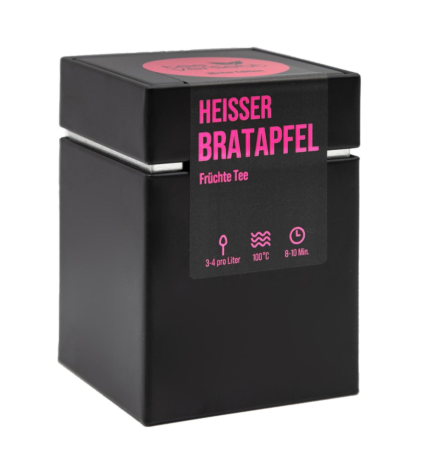 Teeverliebt Winter Edition Hot Baked Apple Gift Box Fruit Tea 80 g Loose Early Tea Delicious Tea Mix Ideal as a Gift for Christmas - Buy Online on GoSupps.com